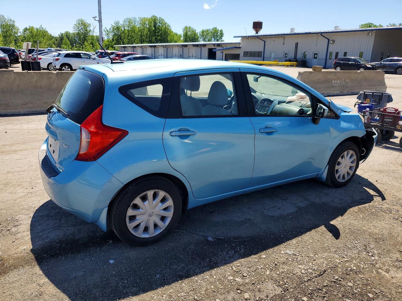2015 Nissan Versa Note Sv Синий vin: 3N1CE2CP0FL393113