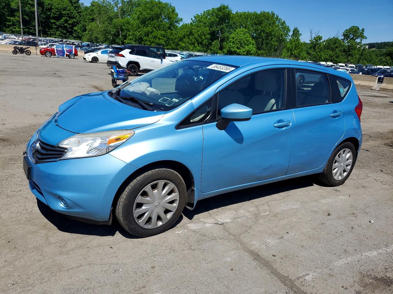2015 Nissan Versa Note Sv Синий vin: 3N1CE2CP0FL393113