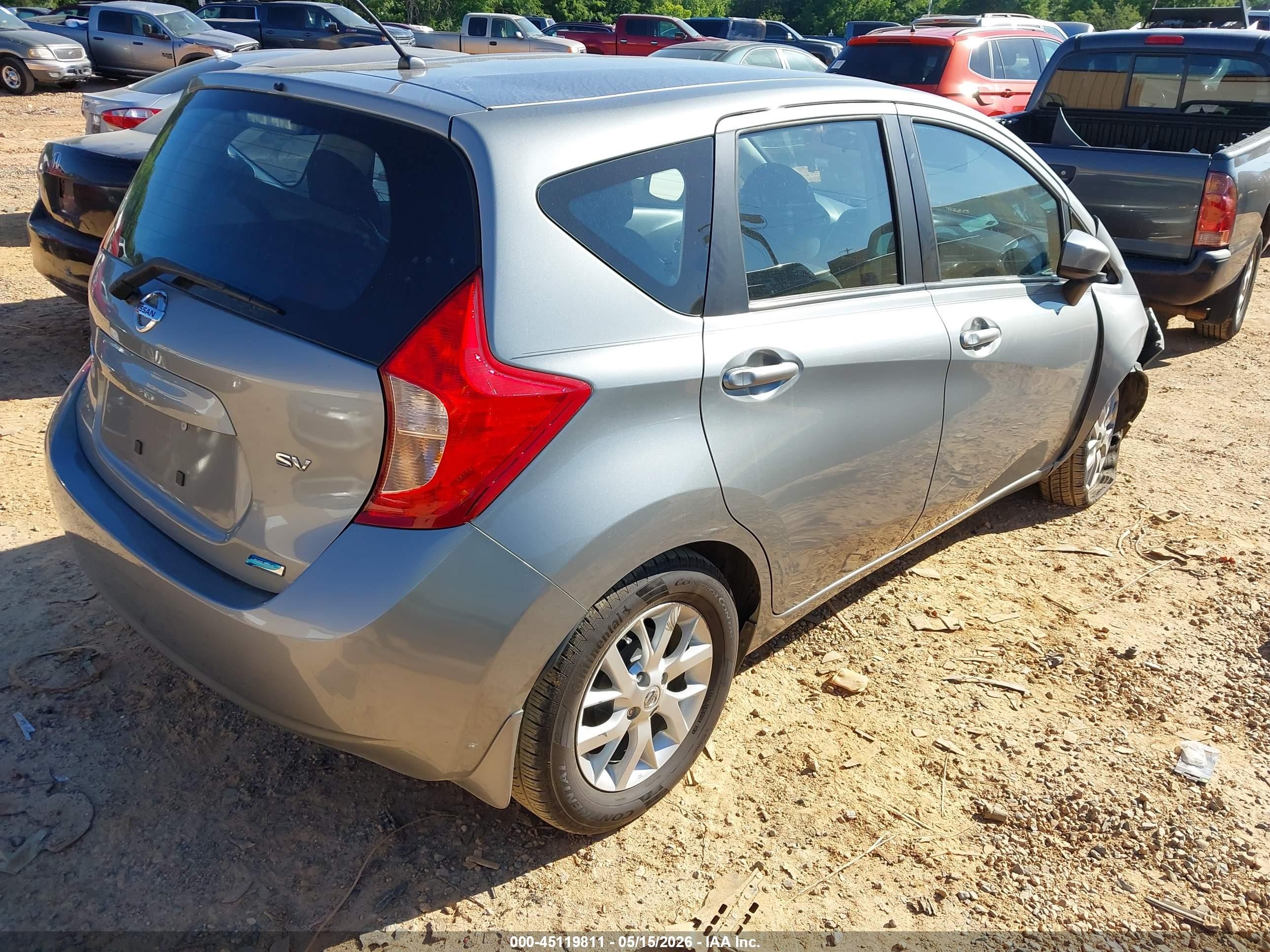 2015 Nissan Versa Note Sv Gray vin: 3N1CE2CP0FL420147