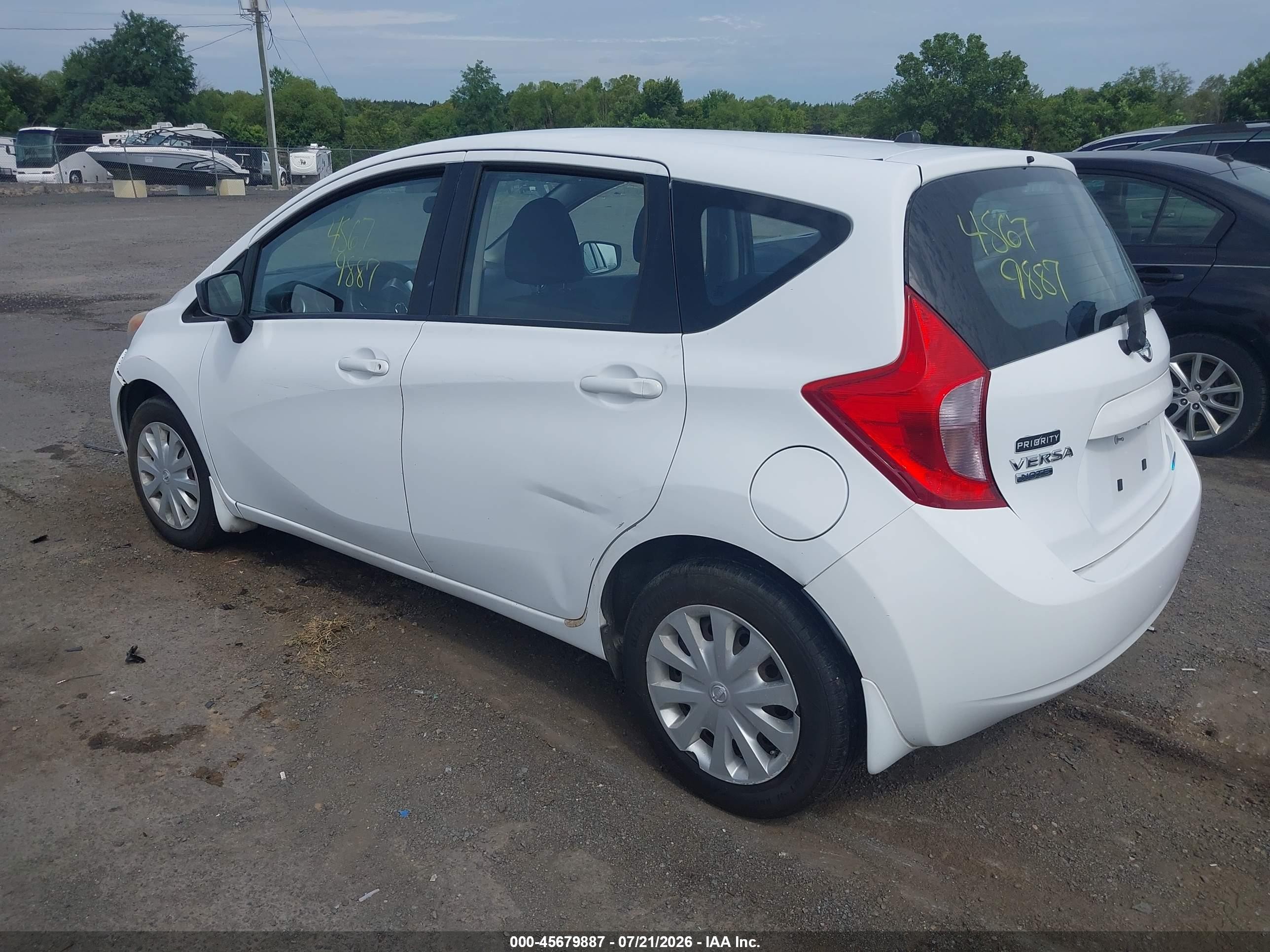 2015 Nissan Versa Note S Plus White vin: 3N1CE2CP0FL434615