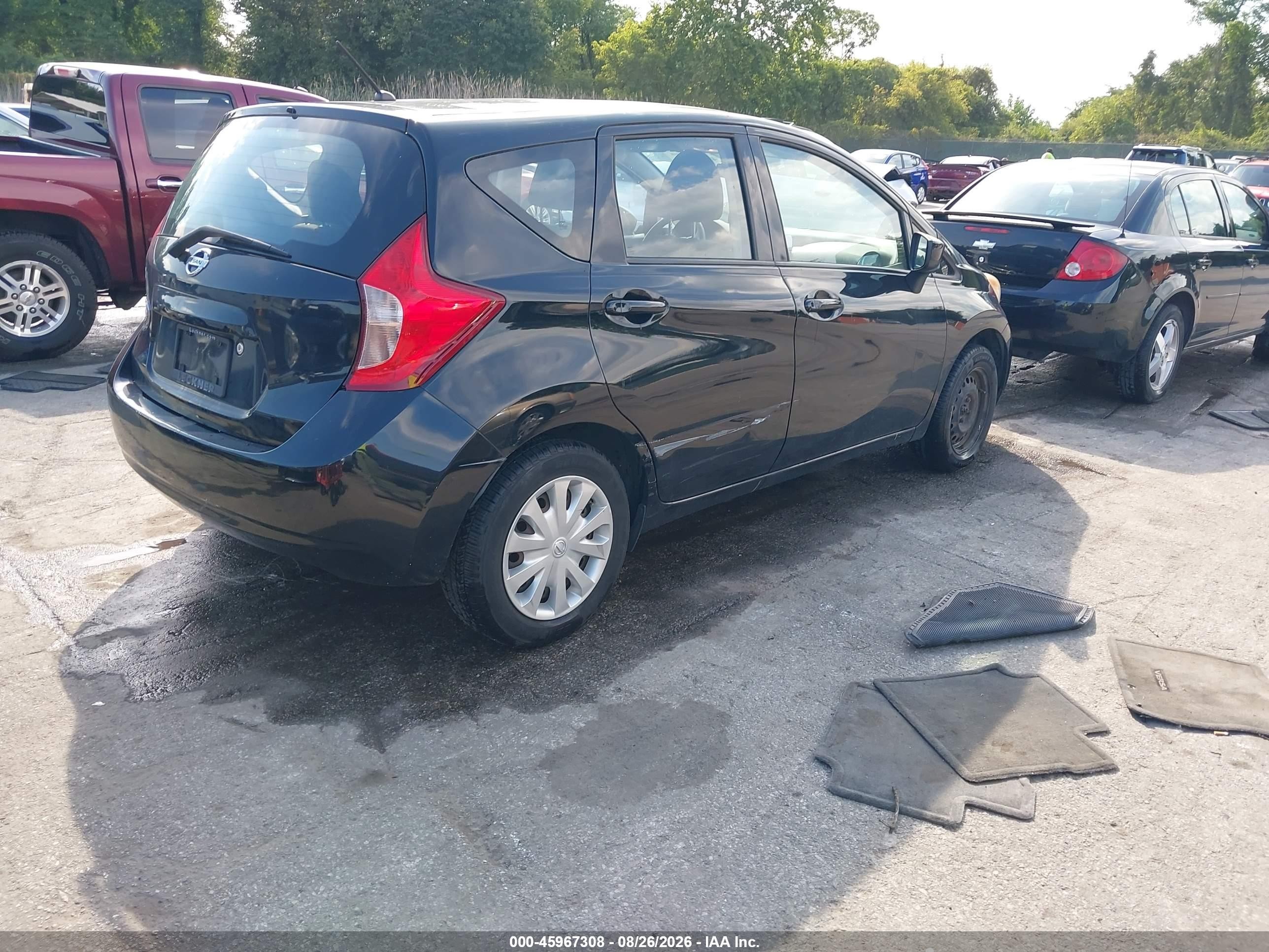 2015 Nissan Versa Note S (sr)/s Plus/sl/sr/sv Черный vin: 3N1CE2CP0FL441550