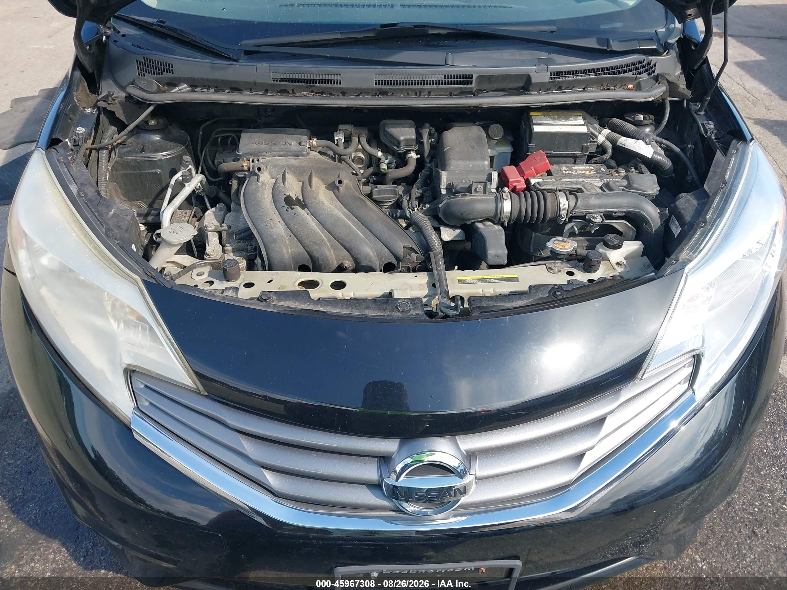 2015 Nissan Versa Note S (sr)/s Plus/sl/sr/sv Черный vin: 3N1CE2CP0FL441550