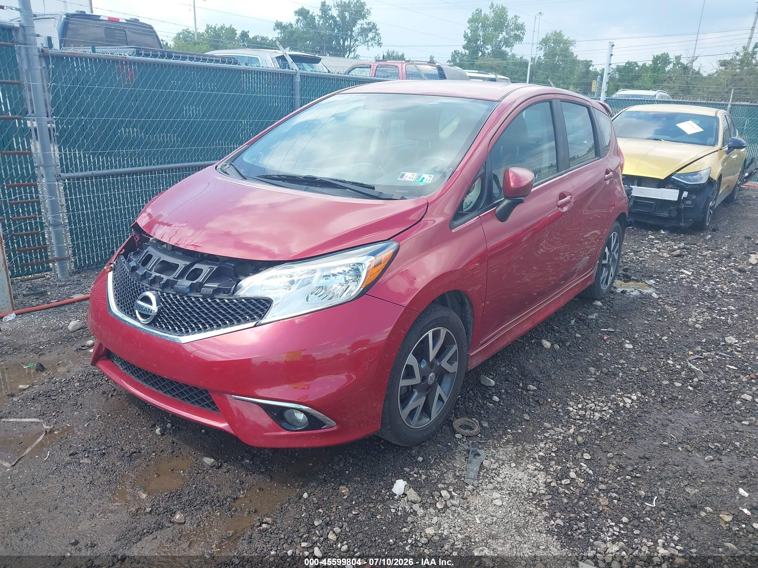 2015 Nissan Versa Note Sr Red vin: 3N1CE2CP0FL443329