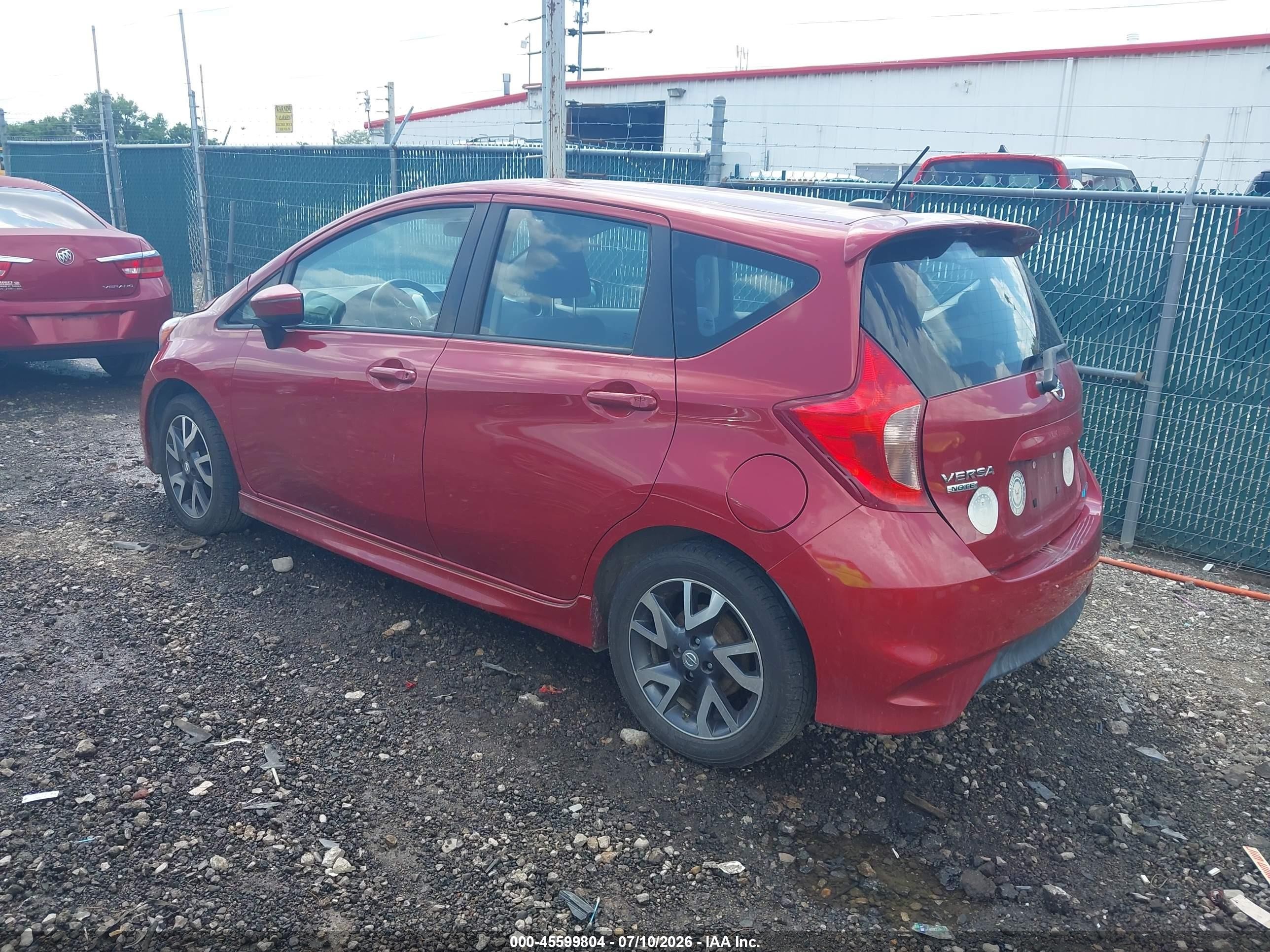 2015 Nissan Versa Note Sr Red vin: 3N1CE2CP0FL443329