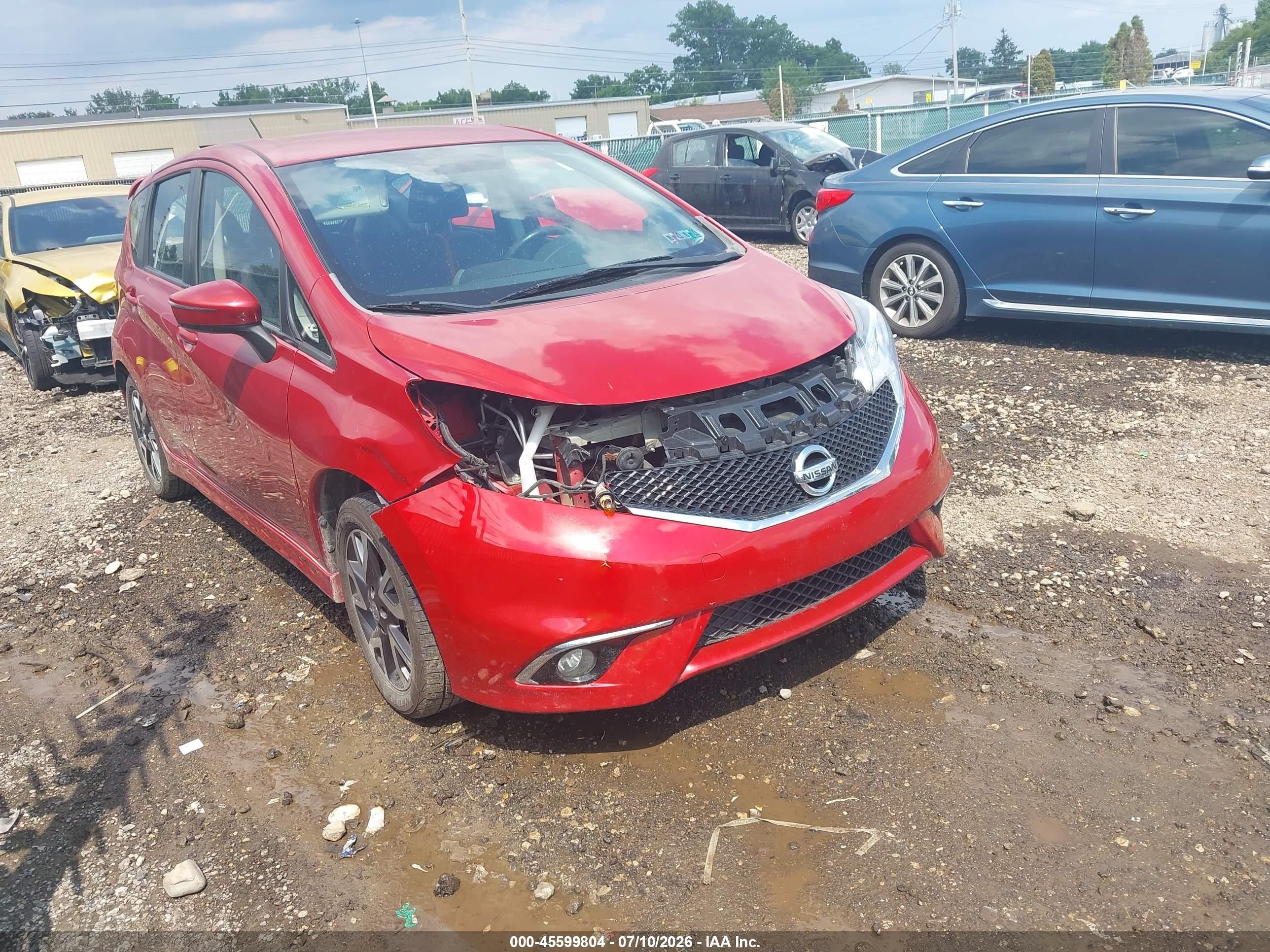 2015 Nissan Versa Note Sr Red vin: 3N1CE2CP0FL443329