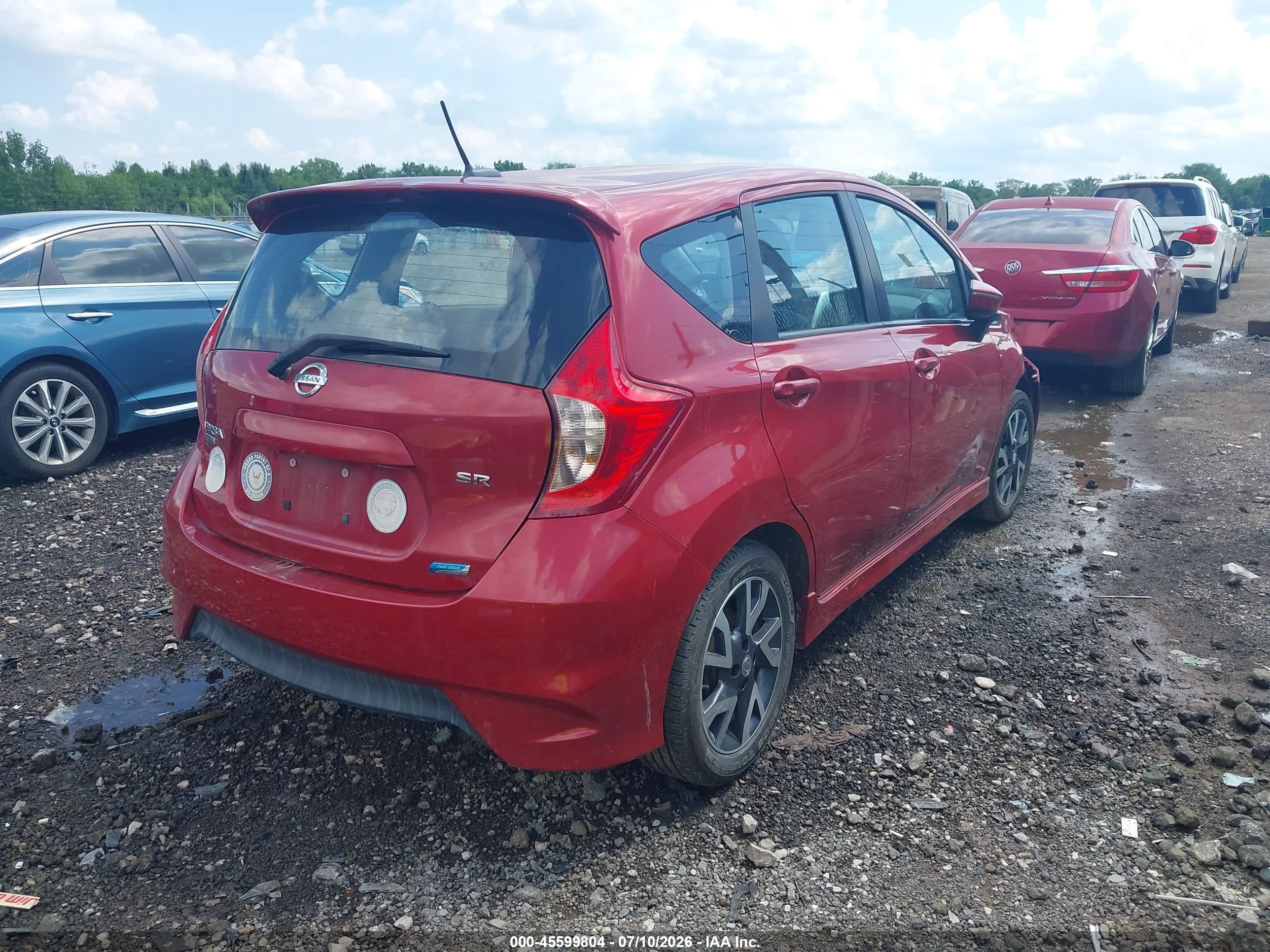 2015 Nissan Versa Note Sr Red vin: 3N1CE2CP0FL443329