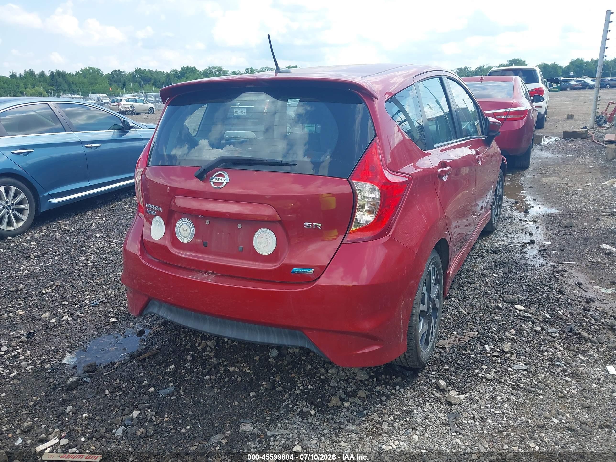 2015 Nissan Versa Note Sr Red vin: 3N1CE2CP0FL443329