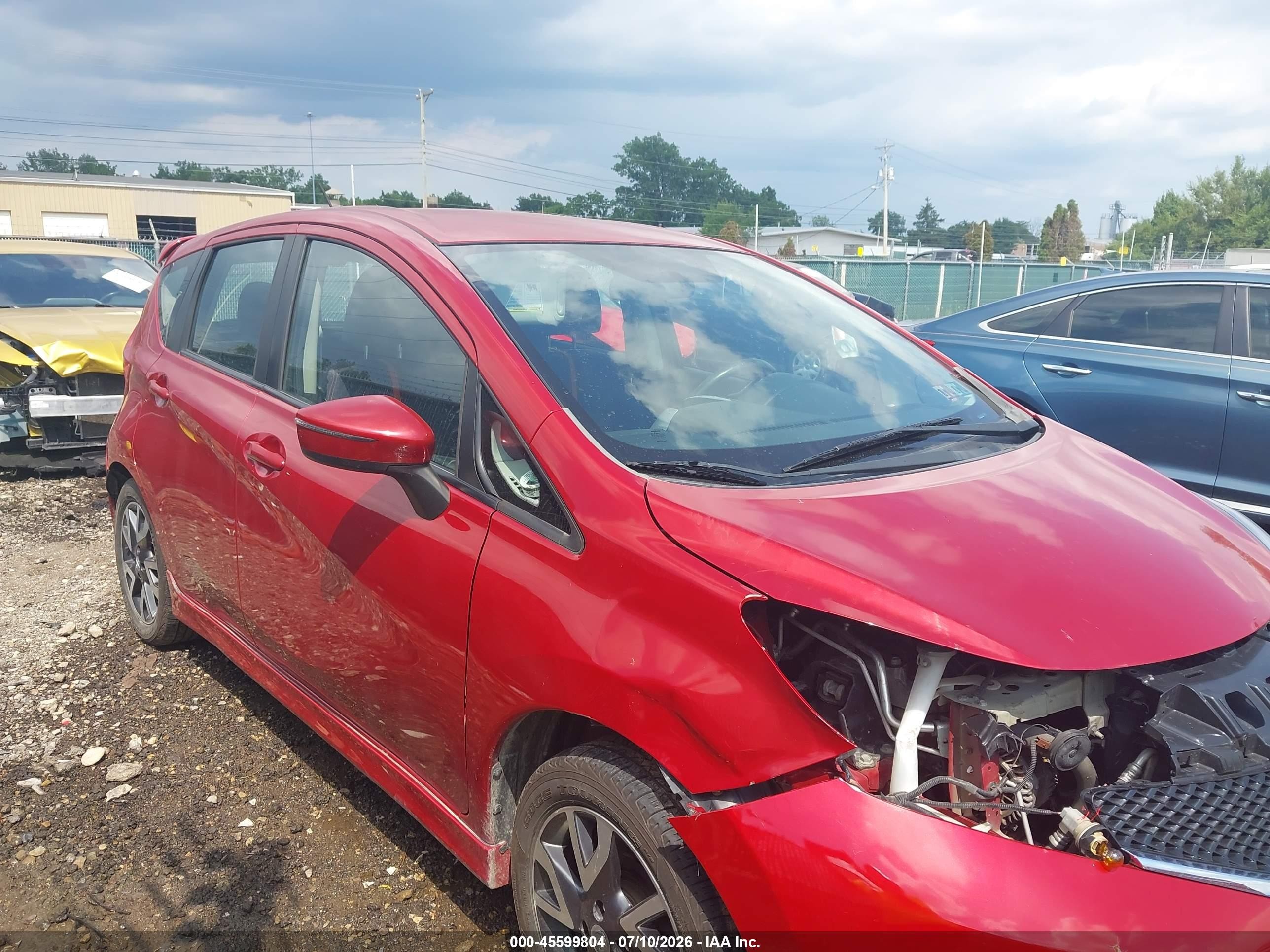 2015 Nissan Versa Note Sr Red vin: 3N1CE2CP0FL443329