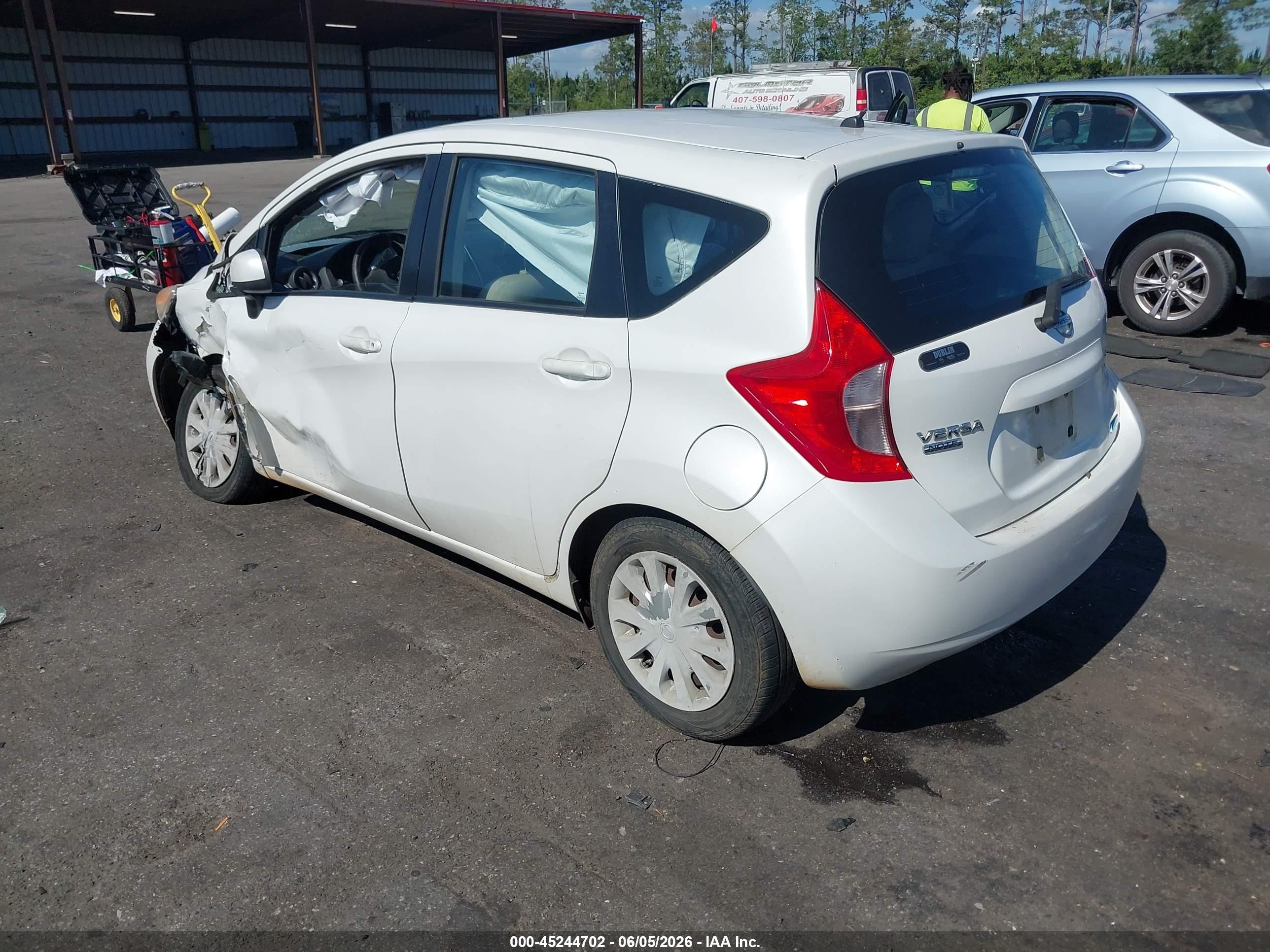 2014 Nissan Versa Note Sv White vin: 3N1CE2CP1EL351600