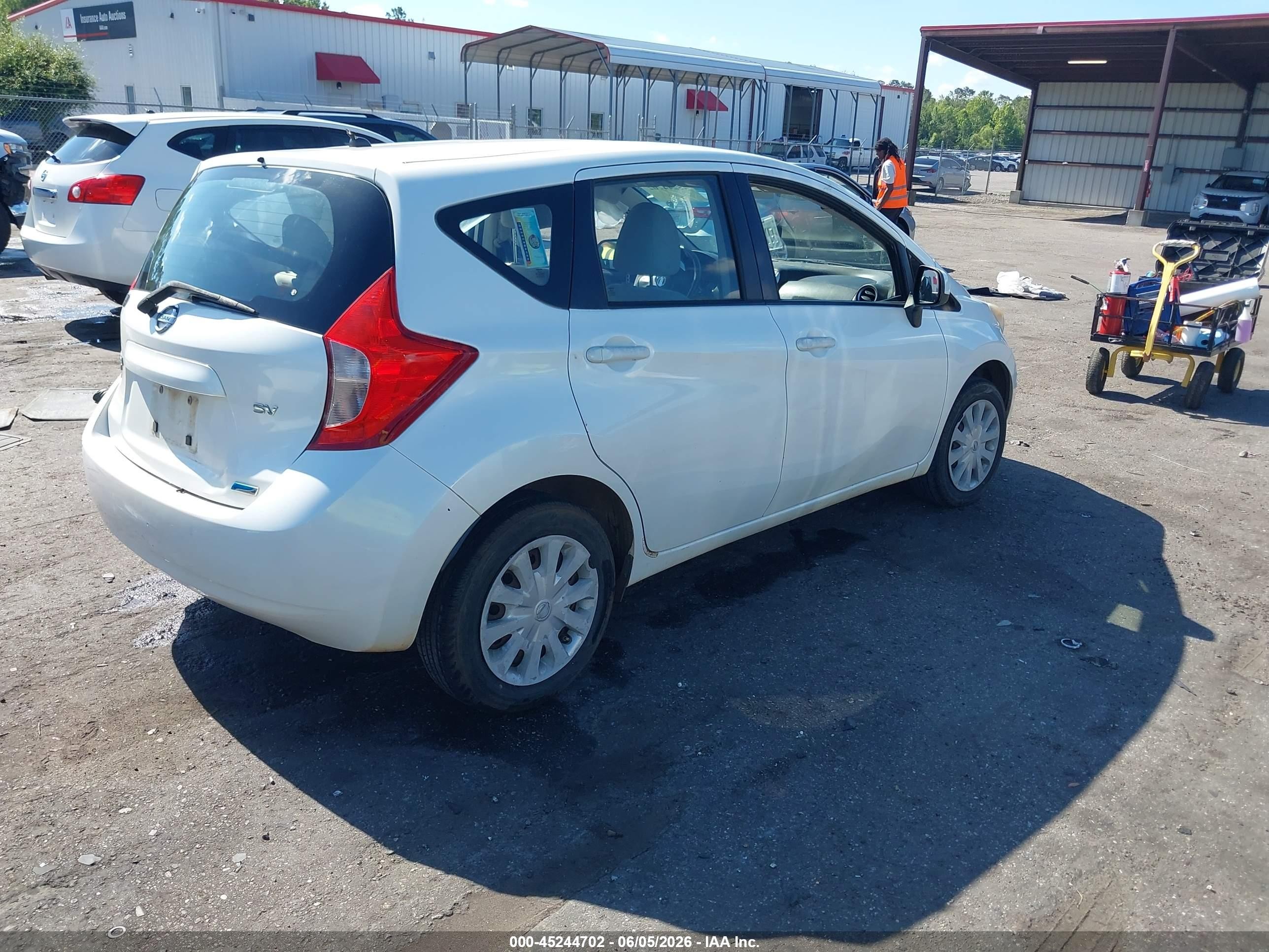 2014 Nissan Versa Note Sv White vin: 3N1CE2CP1EL351600
