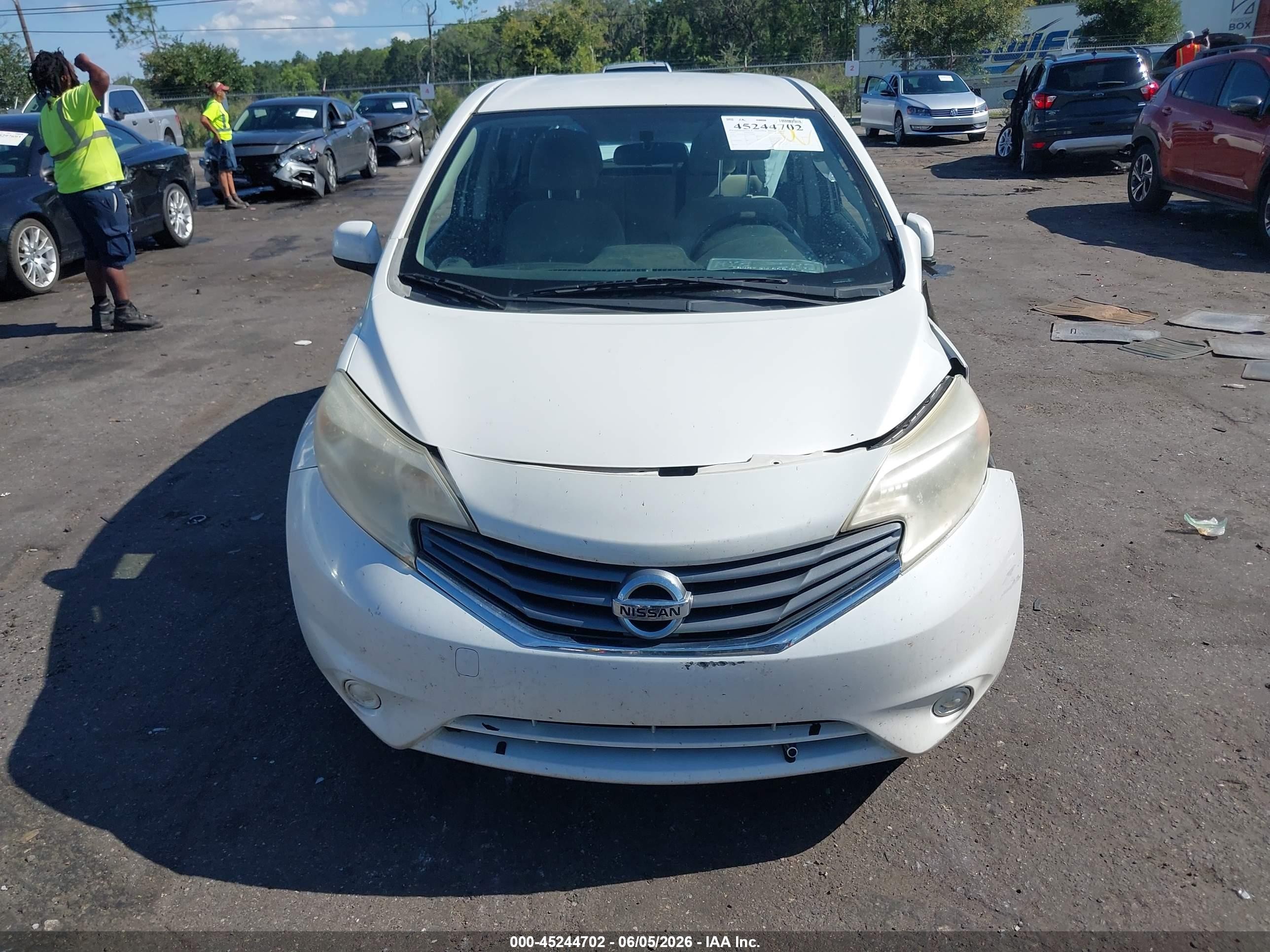 2014 Nissan Versa Note Sv White vin: 3N1CE2CP1EL351600