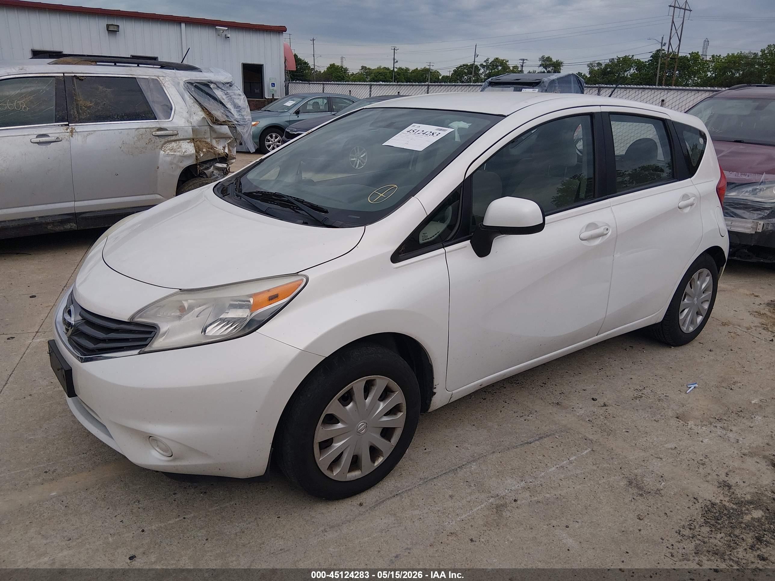 2014 Nissan Versa Note Sv White vin: 3N1CE2CP1EL353153