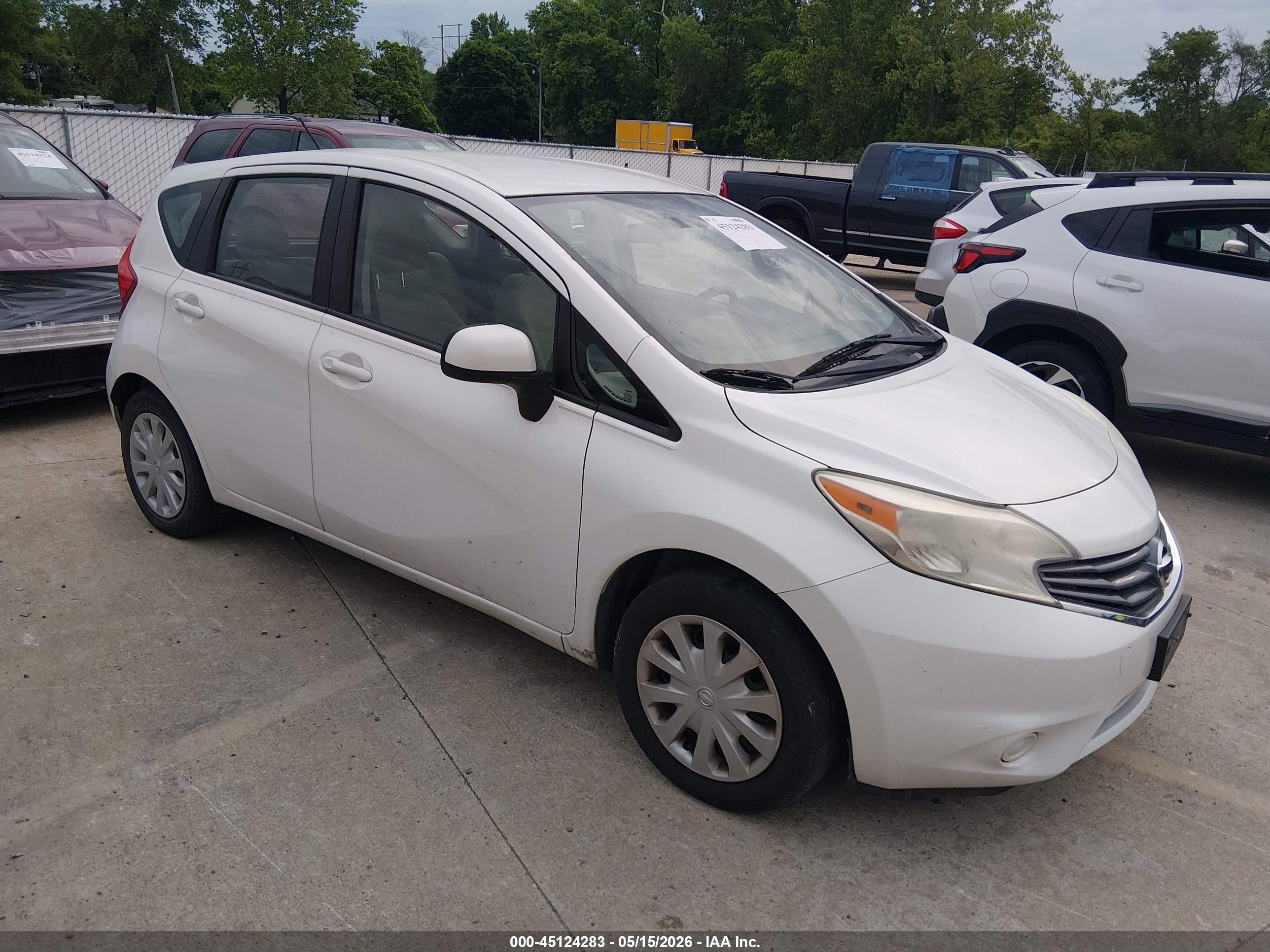 2014 Nissan Versa Note Sv White vin: 3N1CE2CP1EL353153