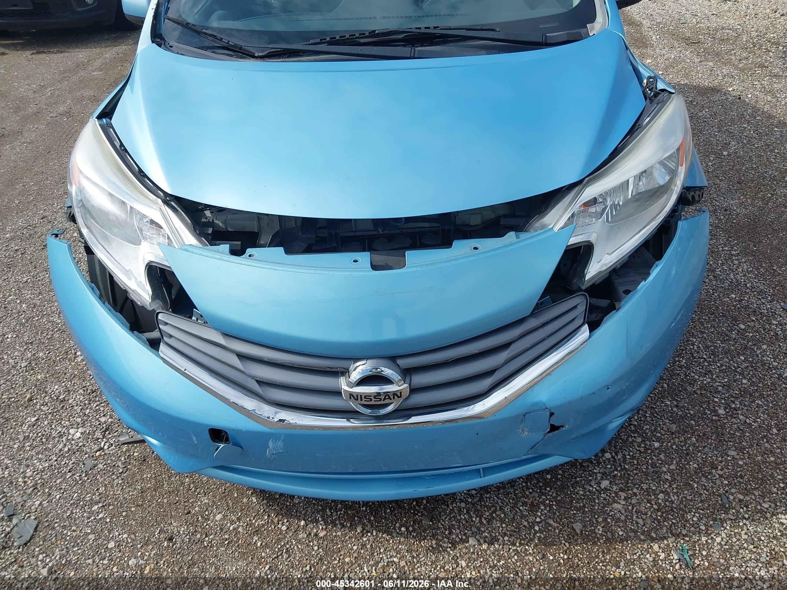2014 Nissan Versa Note Sv Синий vin: 3N1CE2CP1EL354075