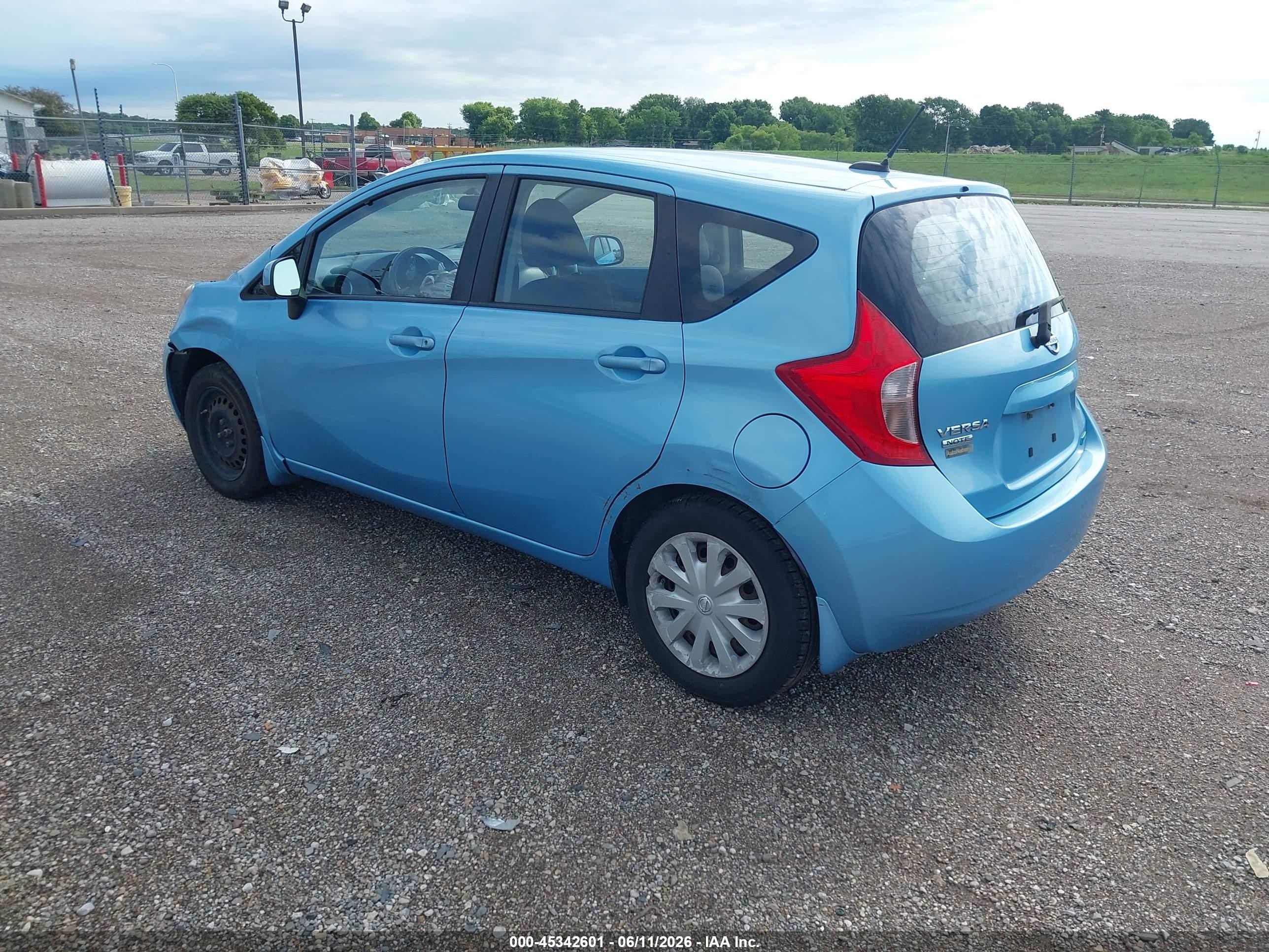 2014 Nissan Versa Note Sv Синий vin: 3N1CE2CP1EL354075