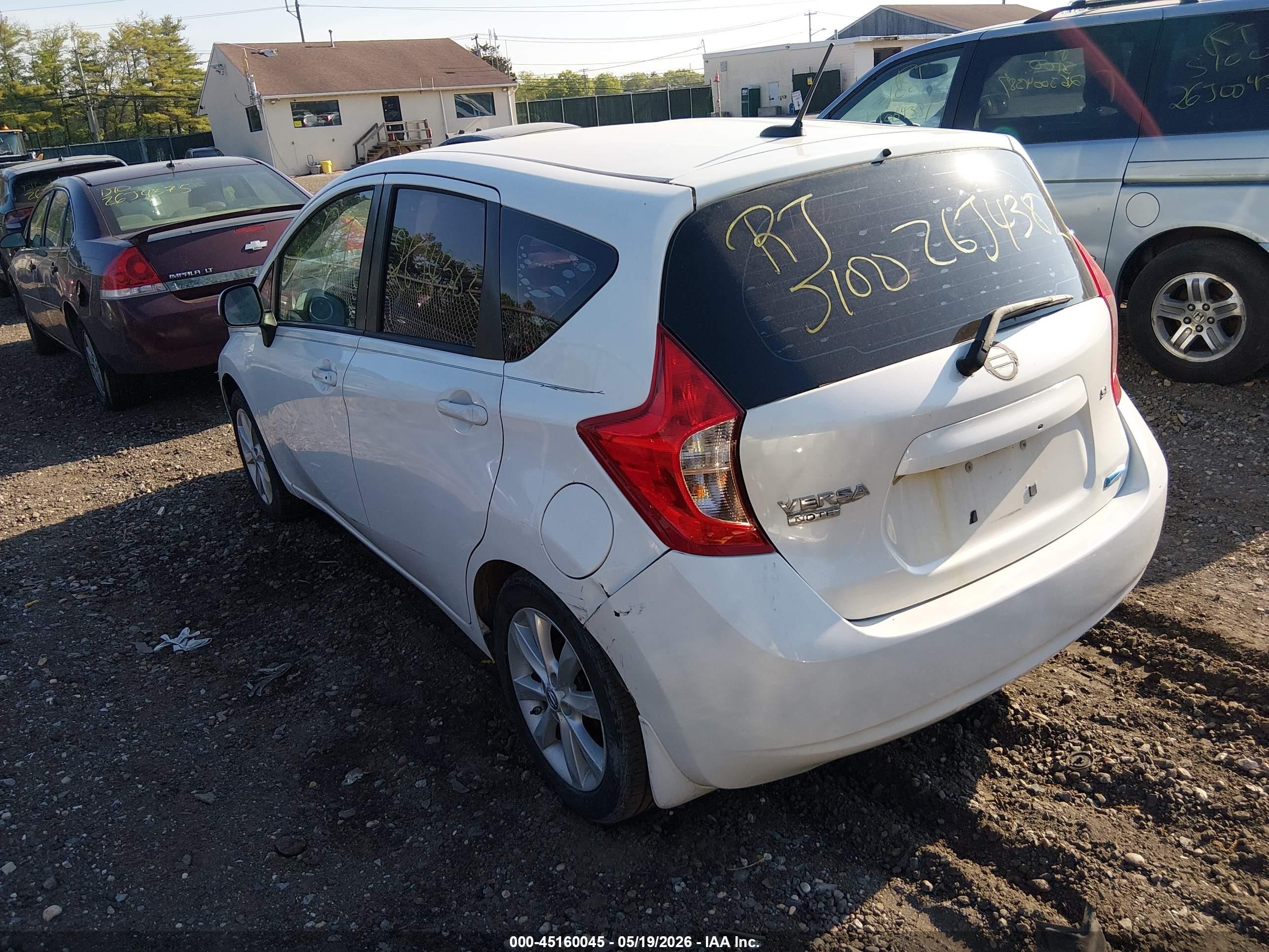 2014 Nissan Versa Note Sv White vin: 3N1CE2CP1EL363293