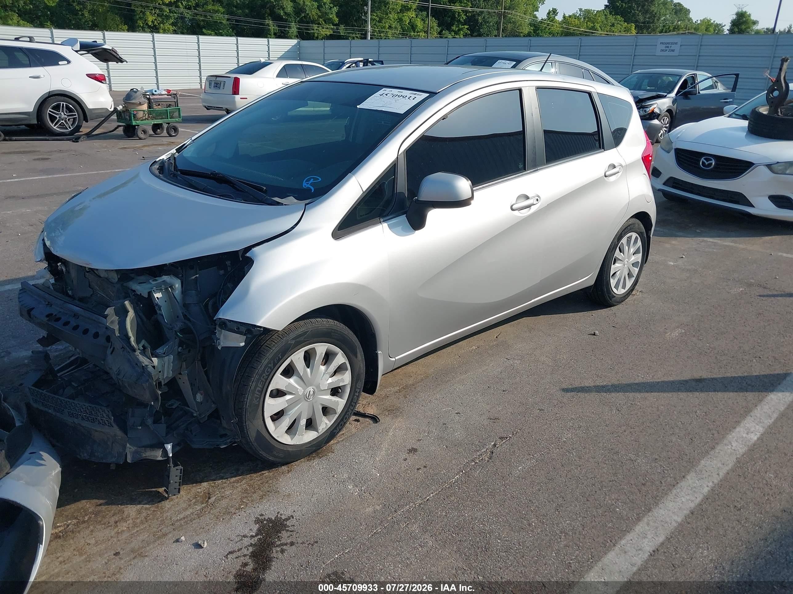 2014 Nissan Versa Note Sv Silver vin: 3N1CE2CP1EL371796