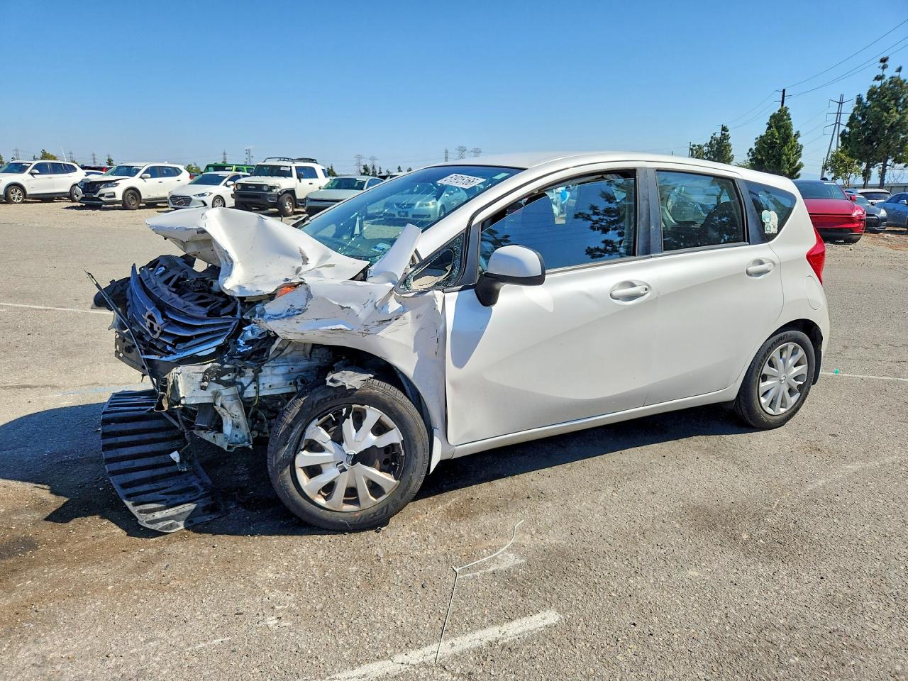 2014 Nissan Versa Note Sv White vin: 3N1CE2CP1EL380000