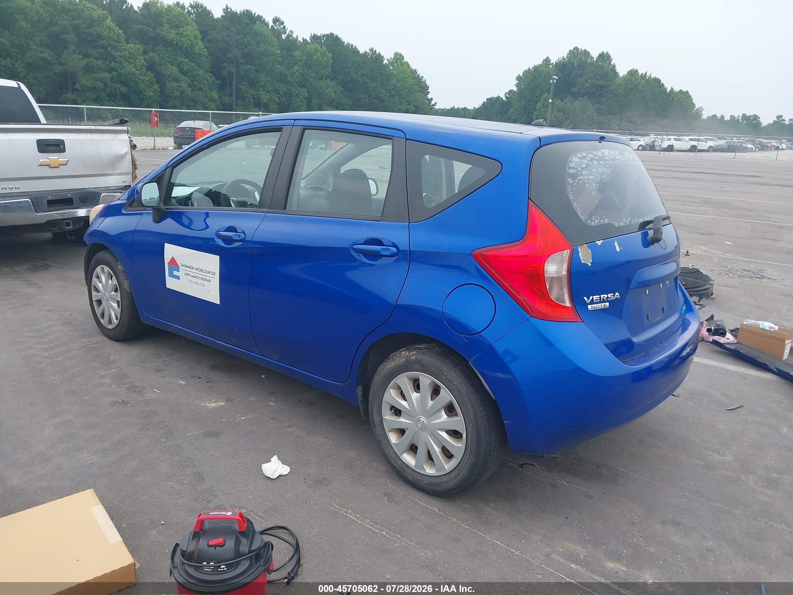2014 Nissan Versa Note S Plus Blue vin: 3N1CE2CP1EL388632