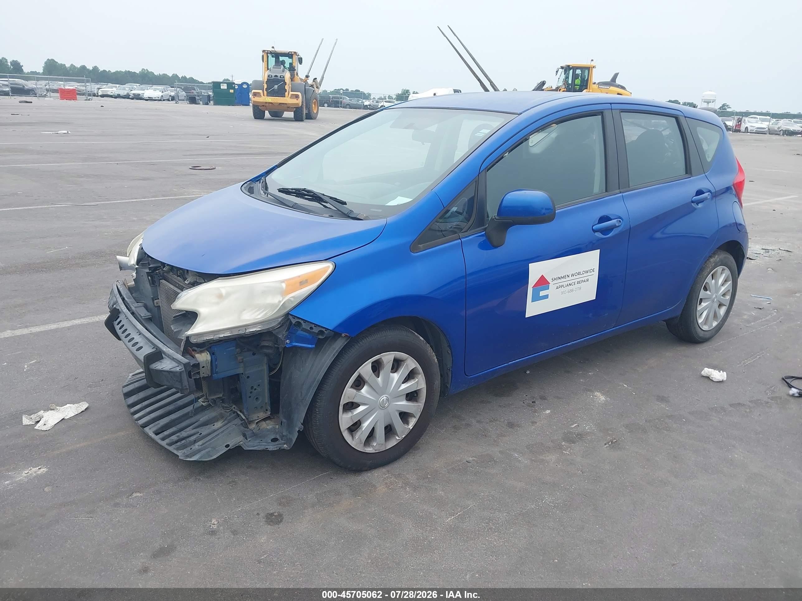 2014 Nissan Versa Note S Plus Blue vin: 3N1CE2CP1EL388632