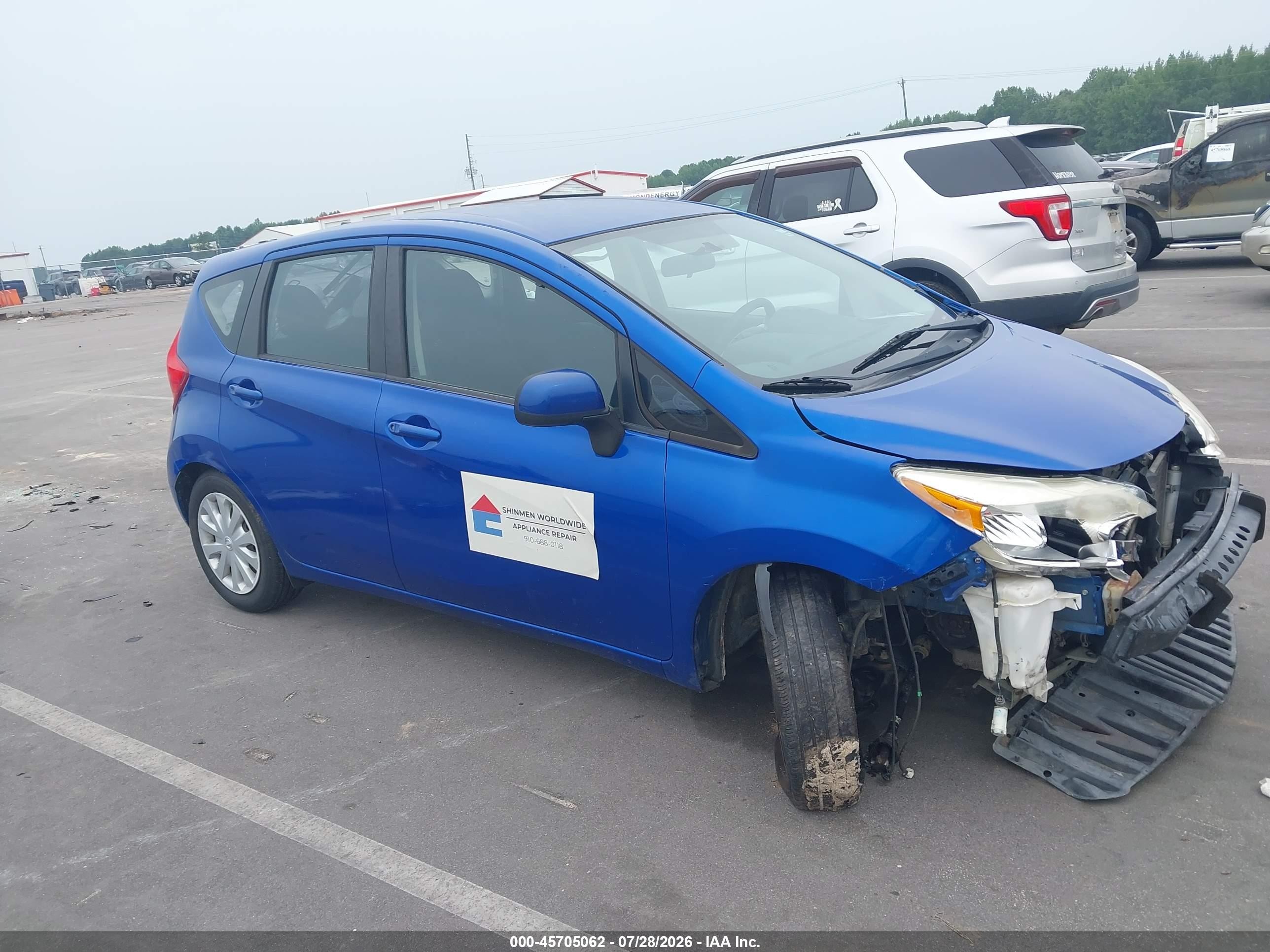 2014 Nissan Versa Note S Plus Blue vin: 3N1CE2CP1EL388632