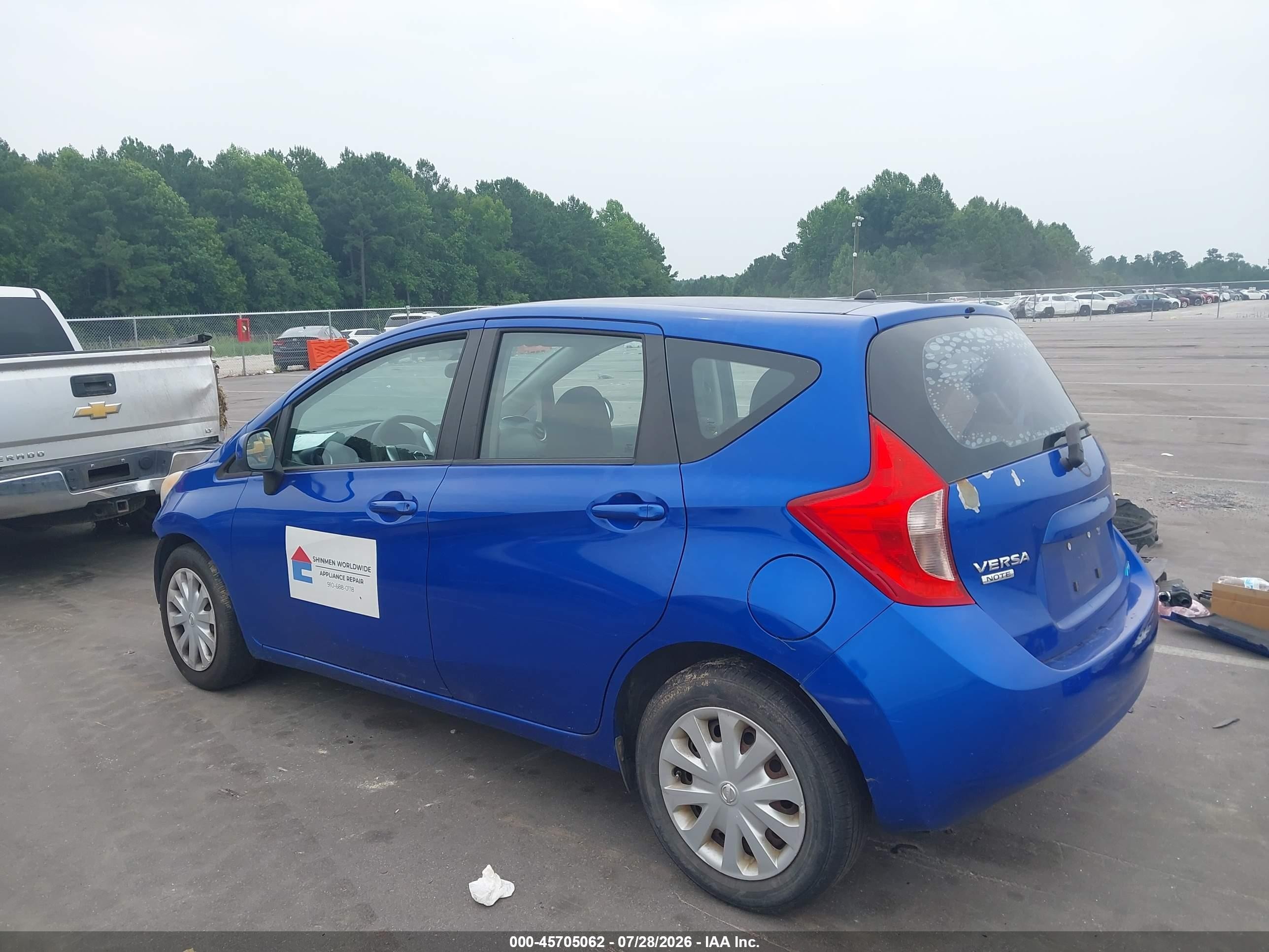 2014 Nissan Versa Note S Plus Blue vin: 3N1CE2CP1EL388632