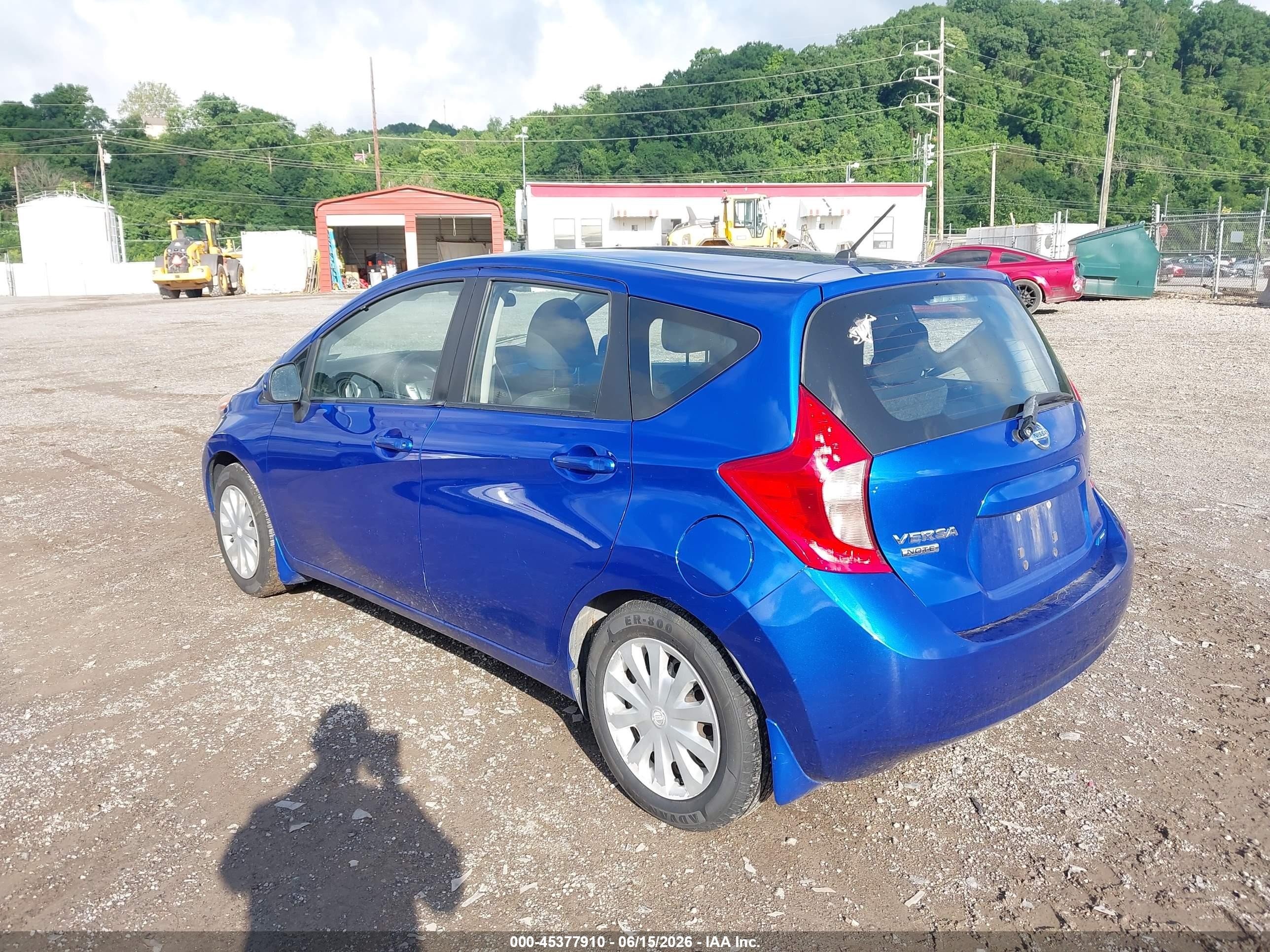 2014 Nissan Versa Note S (sr)/s Plus/sv Blue vin: 3N1CE2CP1EL407857