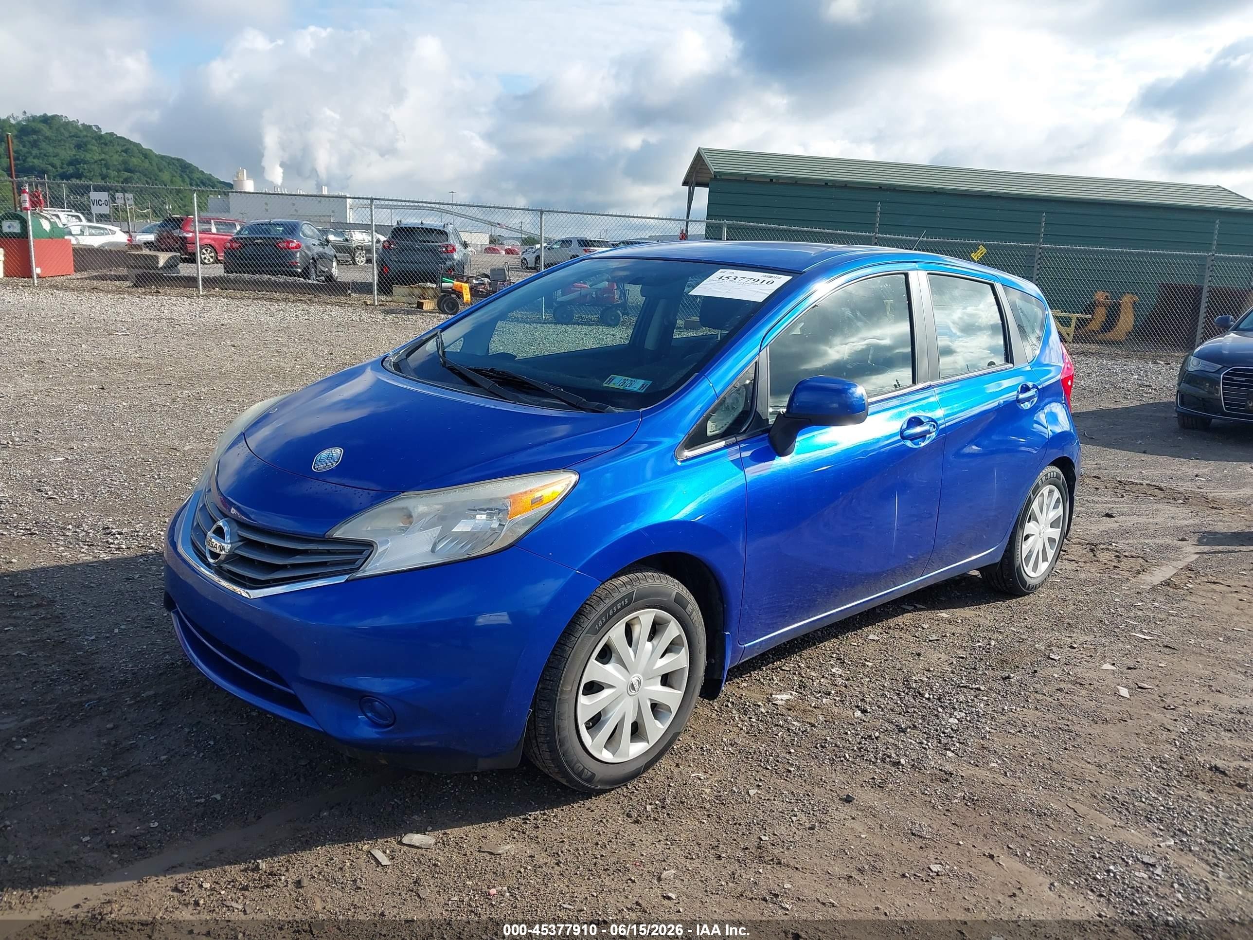 2014 Nissan Versa Note S (sr)/s Plus/sv Blue vin: 3N1CE2CP1EL407857