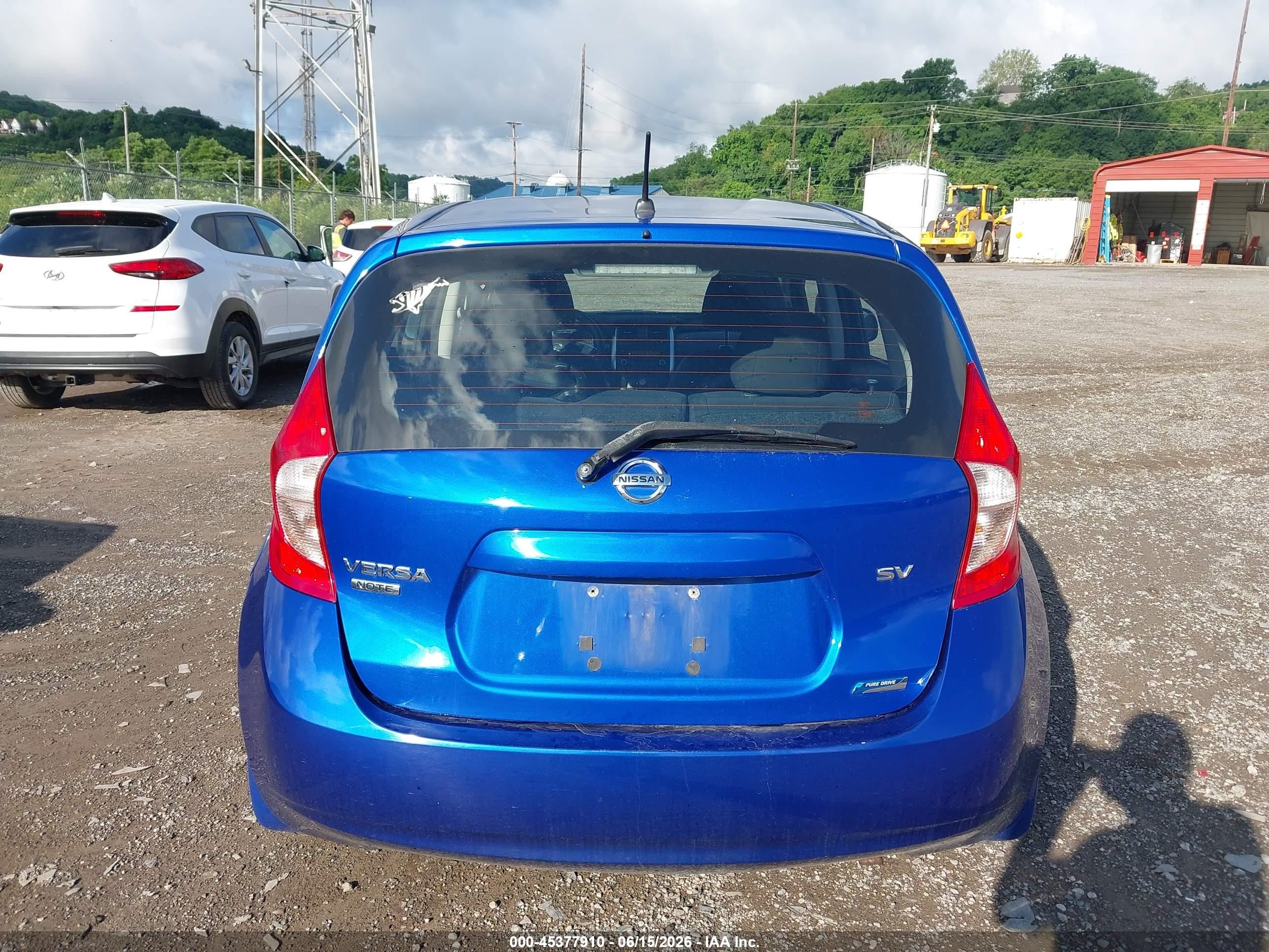 2014 Nissan Versa Note S (sr)/s Plus/sv Blue vin: 3N1CE2CP1EL407857