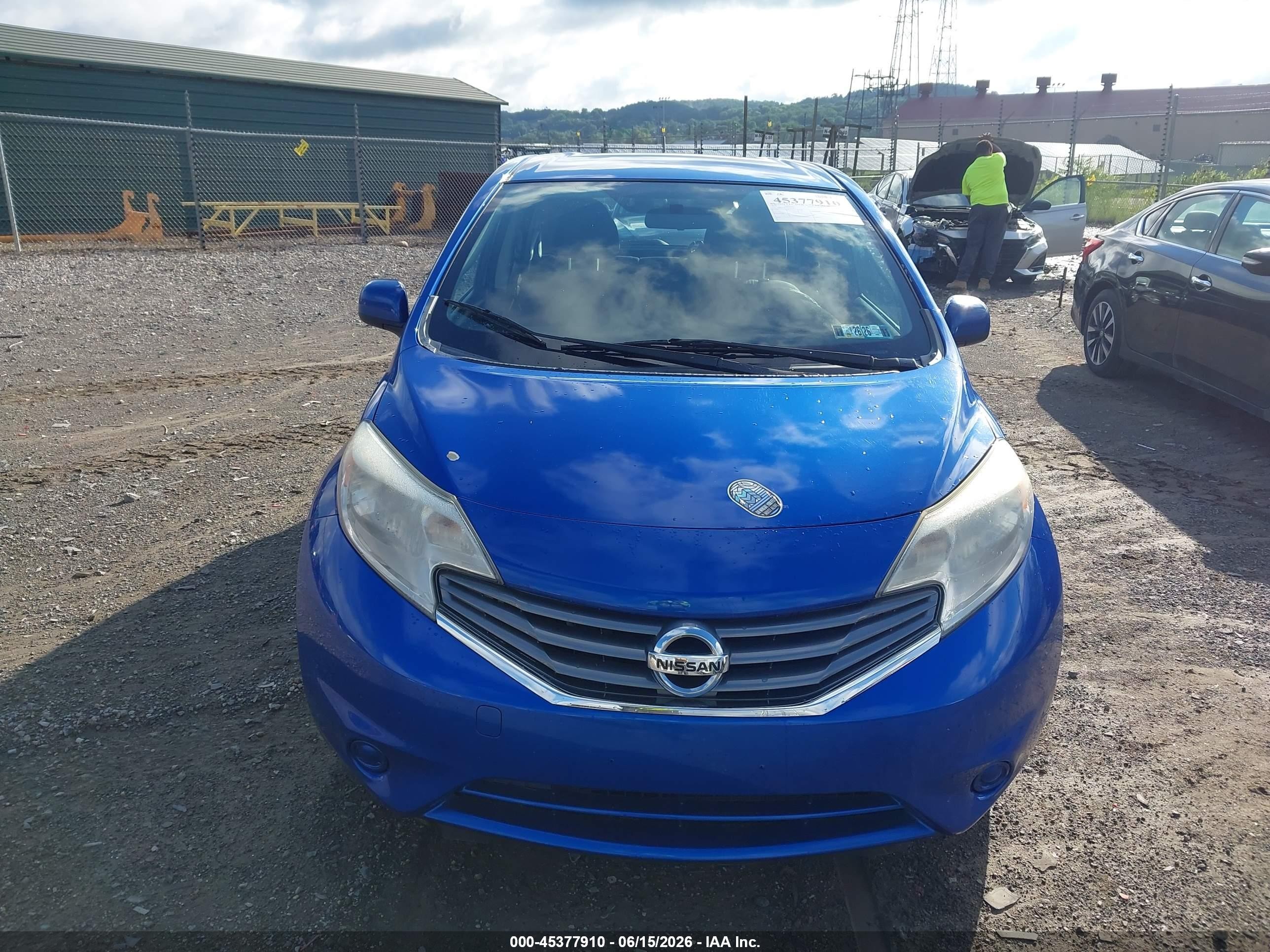 2014 Nissan Versa Note S (sr)/s Plus/sv Blue vin: 3N1CE2CP1EL407857