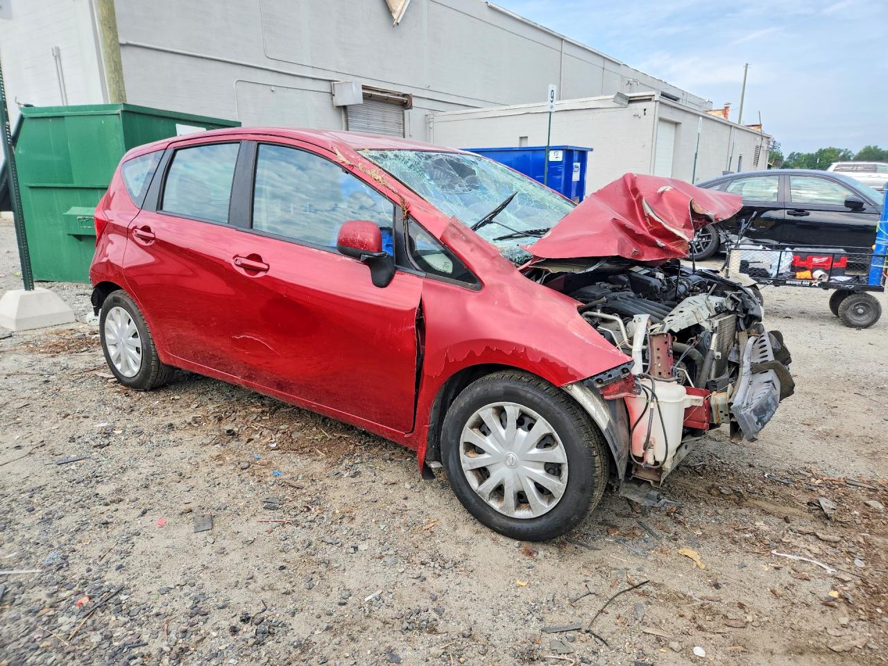 2014 Nissan Versa Note S Plus Red vin: 3N1CE2CP1EL409429