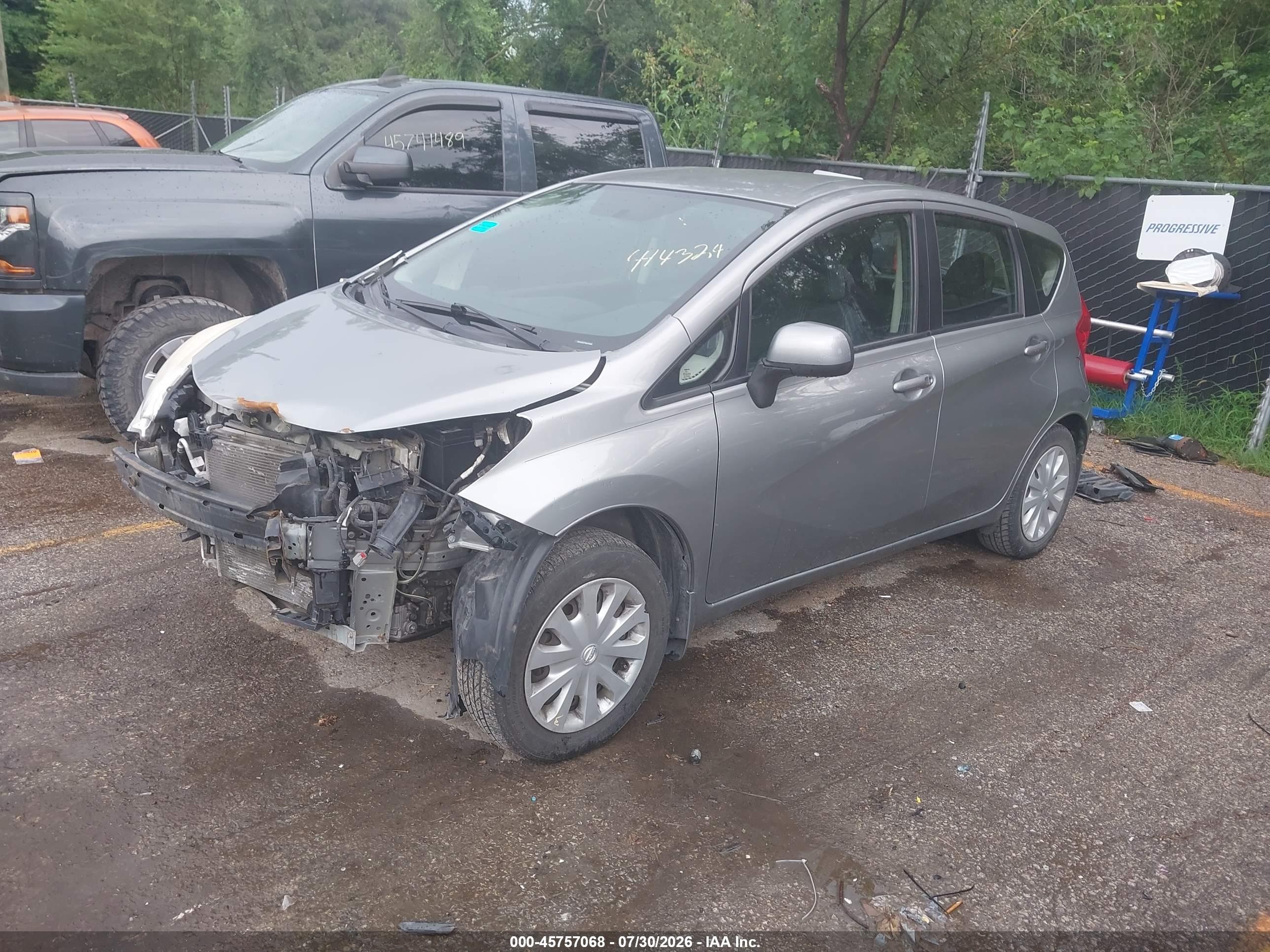 2014 Nissan Versa Note Sv Gray vin: 3N1CE2CP1EL414324