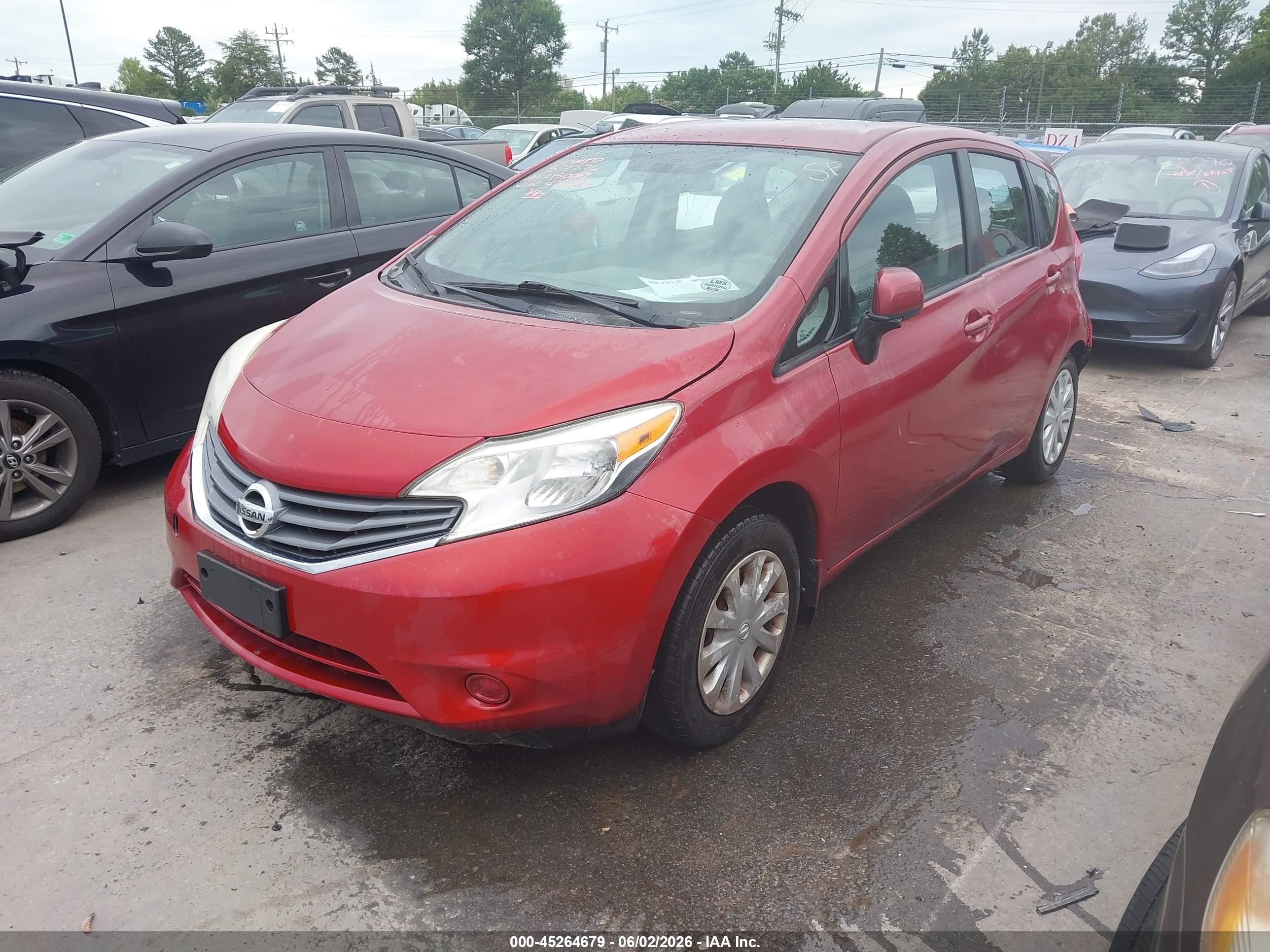 2014 Nissan Versa Note S Plus Red vin: 3N1CE2CP1EL426442