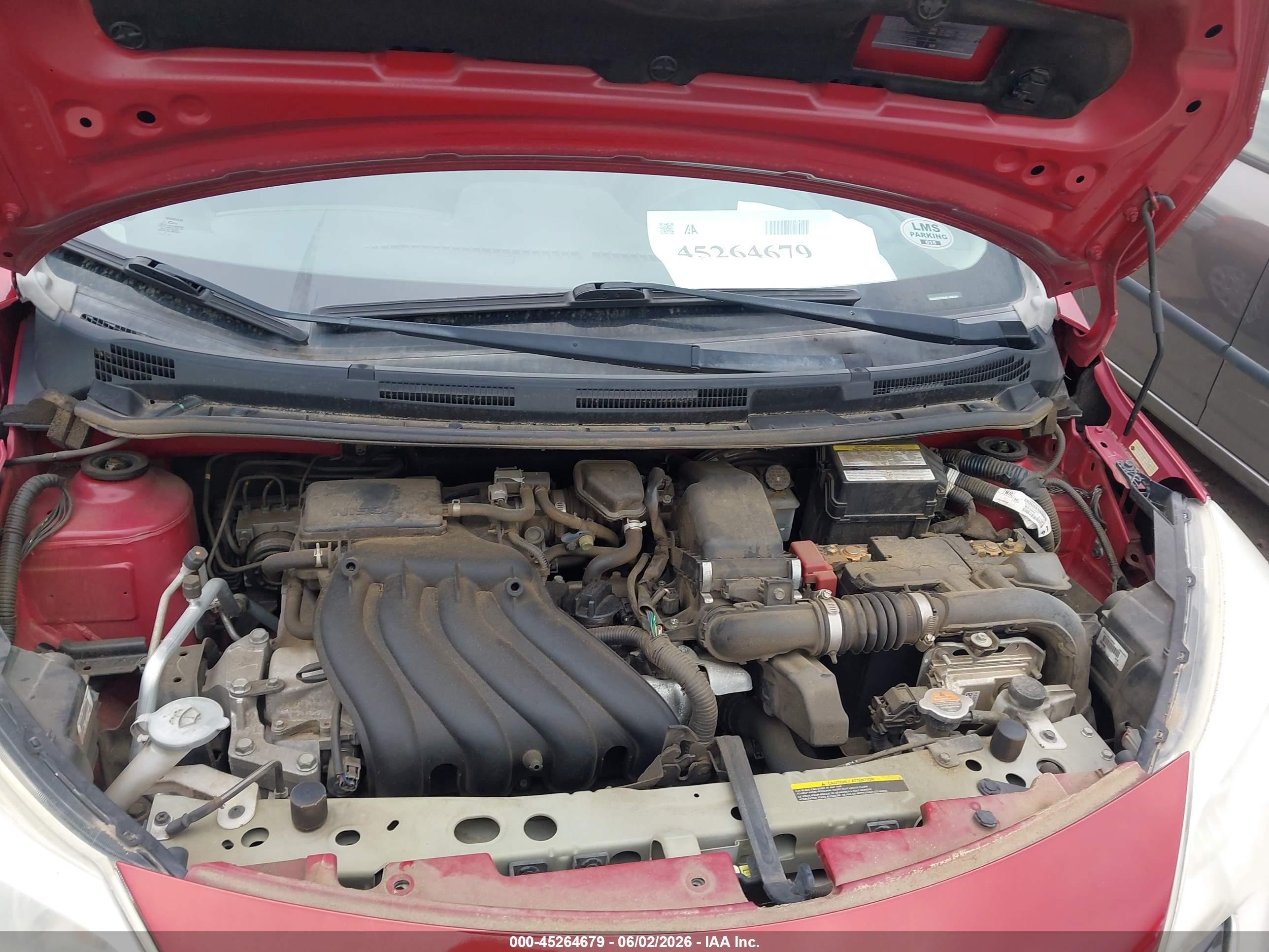 2014 Nissan Versa Note S Plus Red vin: 3N1CE2CP1EL426442