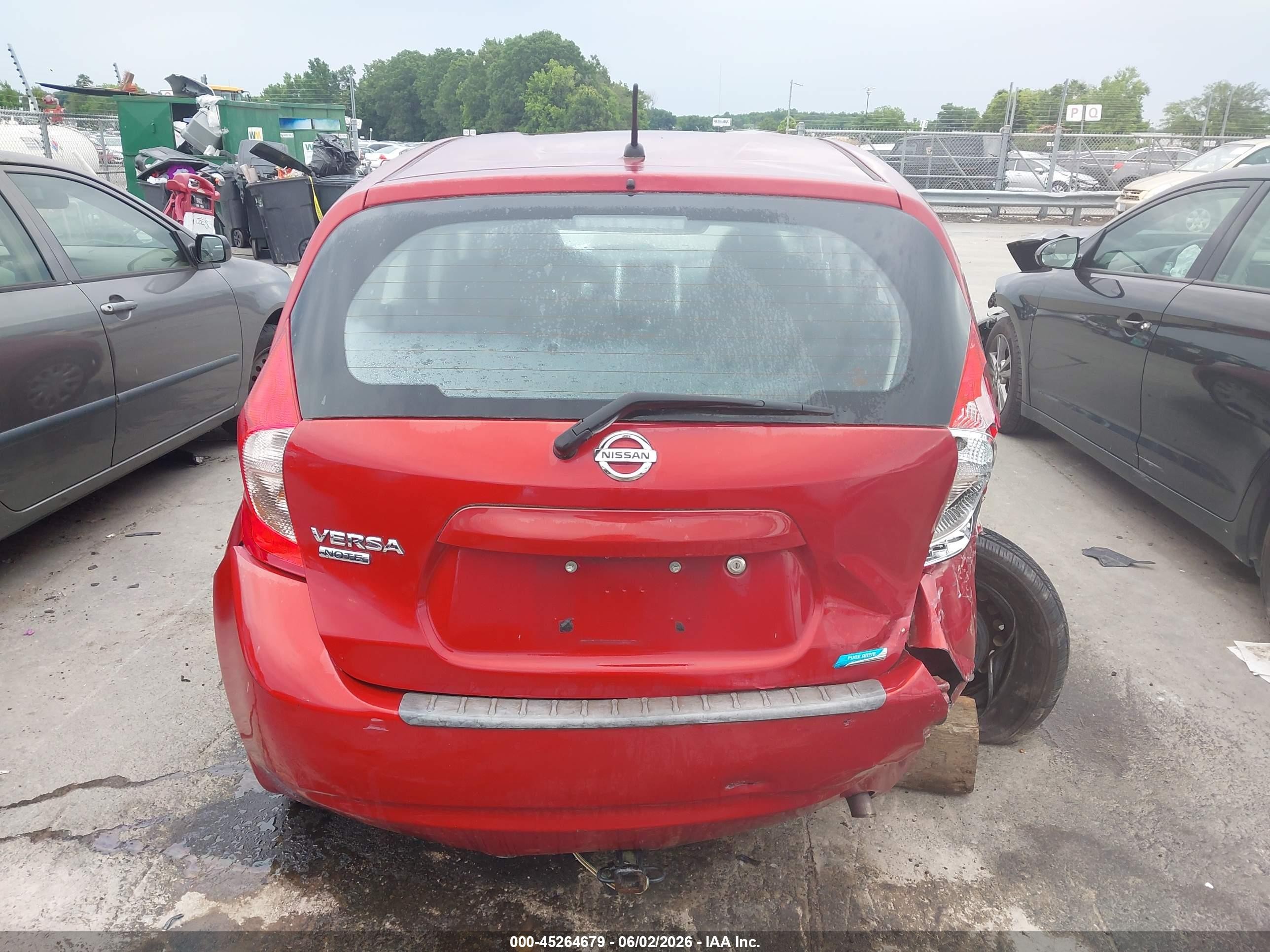 2014 Nissan Versa Note S Plus Red vin: 3N1CE2CP1EL426442