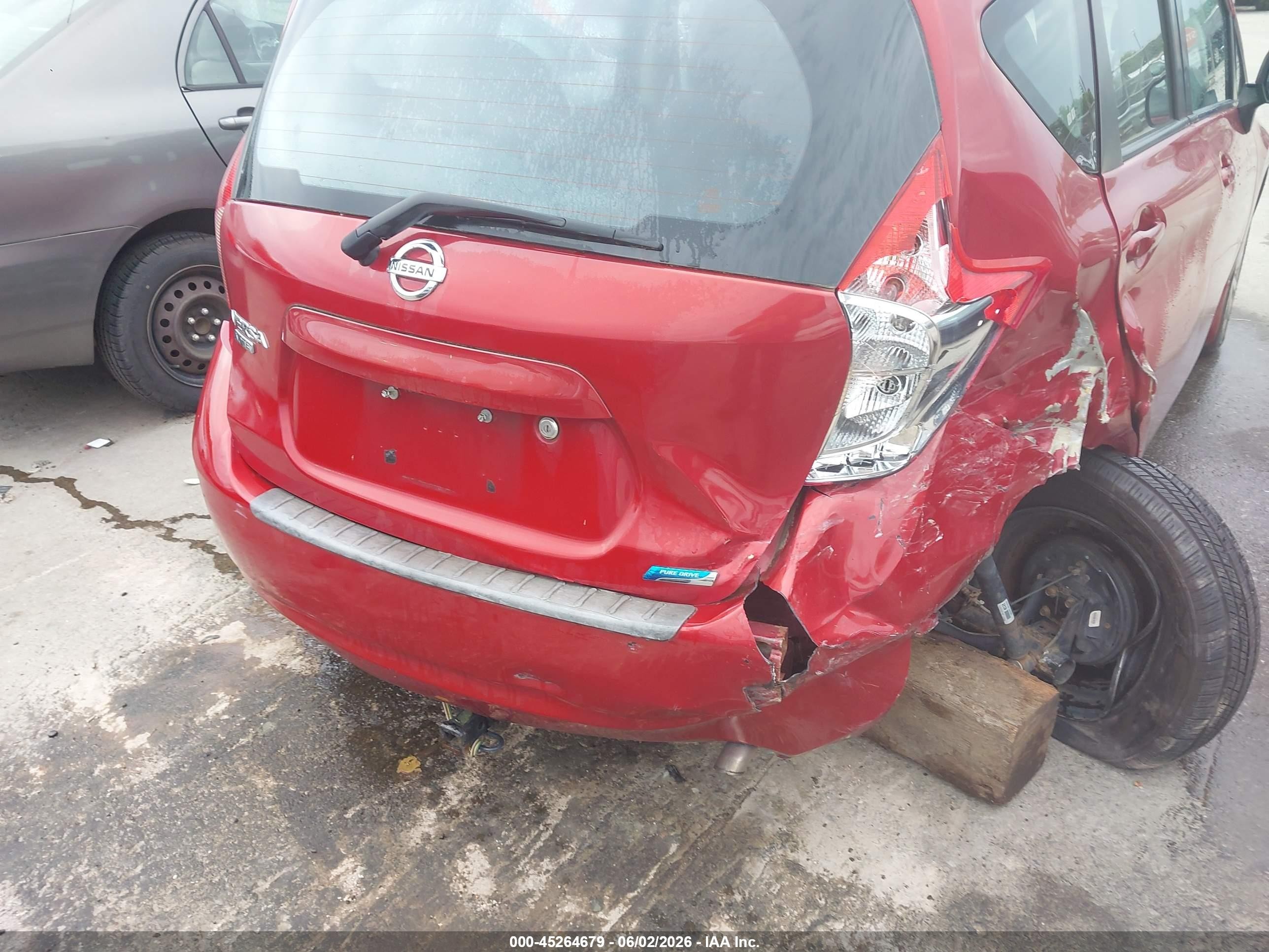 2014 Nissan Versa Note S Plus Red vin: 3N1CE2CP1EL426442