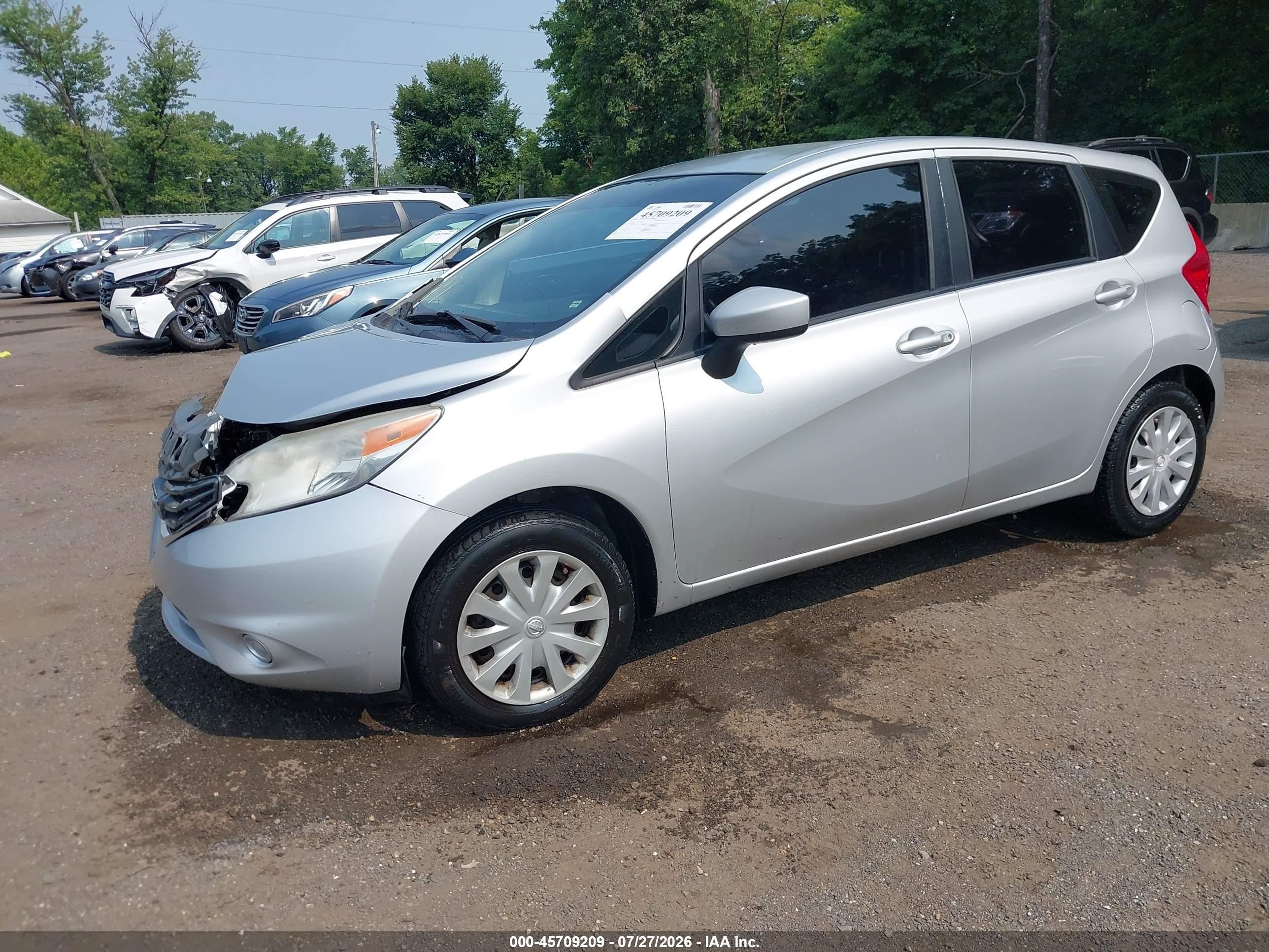 2015 Nissan Versa Note S (sr)/s Plus/sl/sr/sv Silver vin: 3N1CE2CP1FL394559