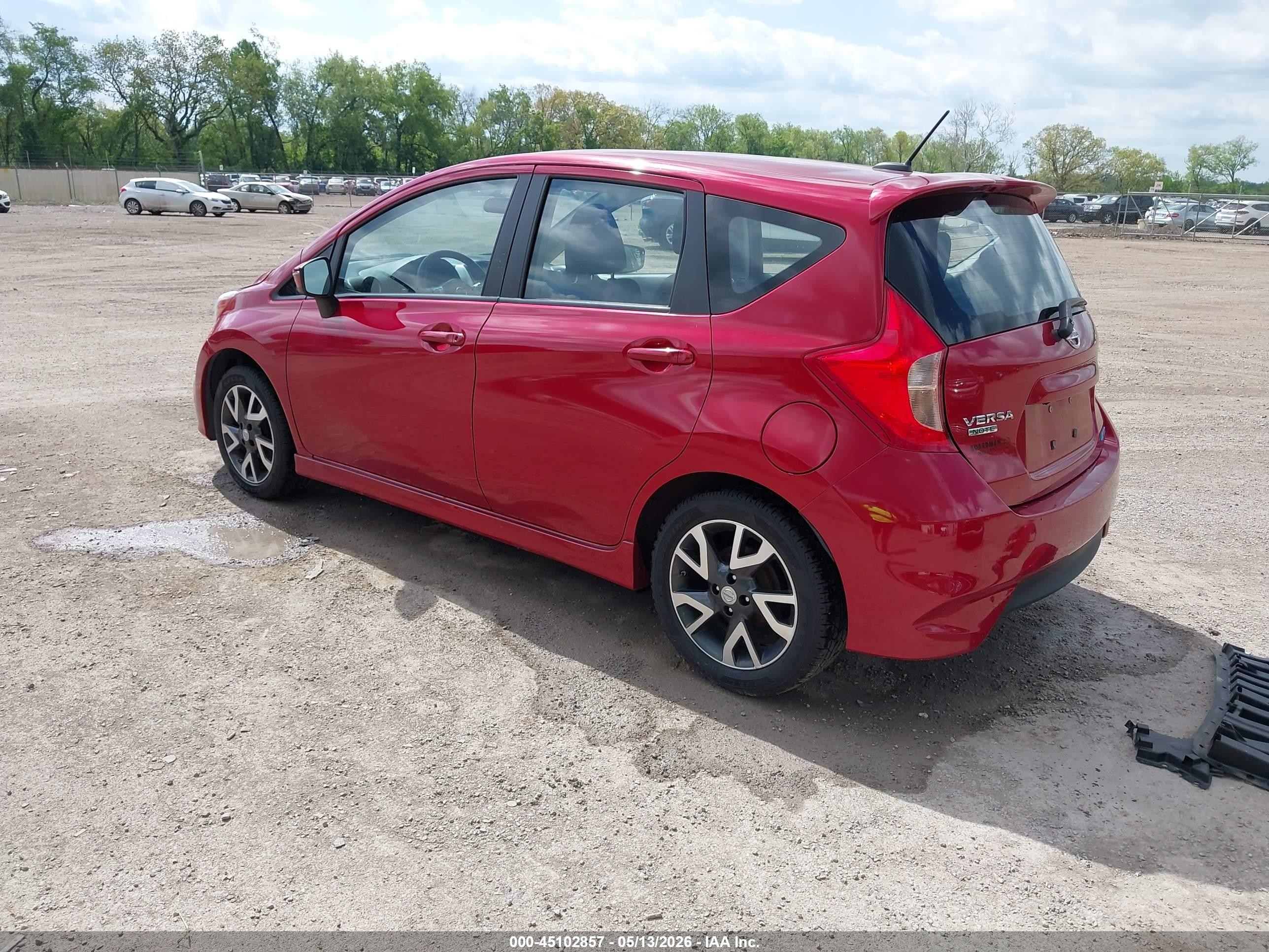 2015 Nissan Versa Note Sr Red vin: 3N1CE2CP1FL395839