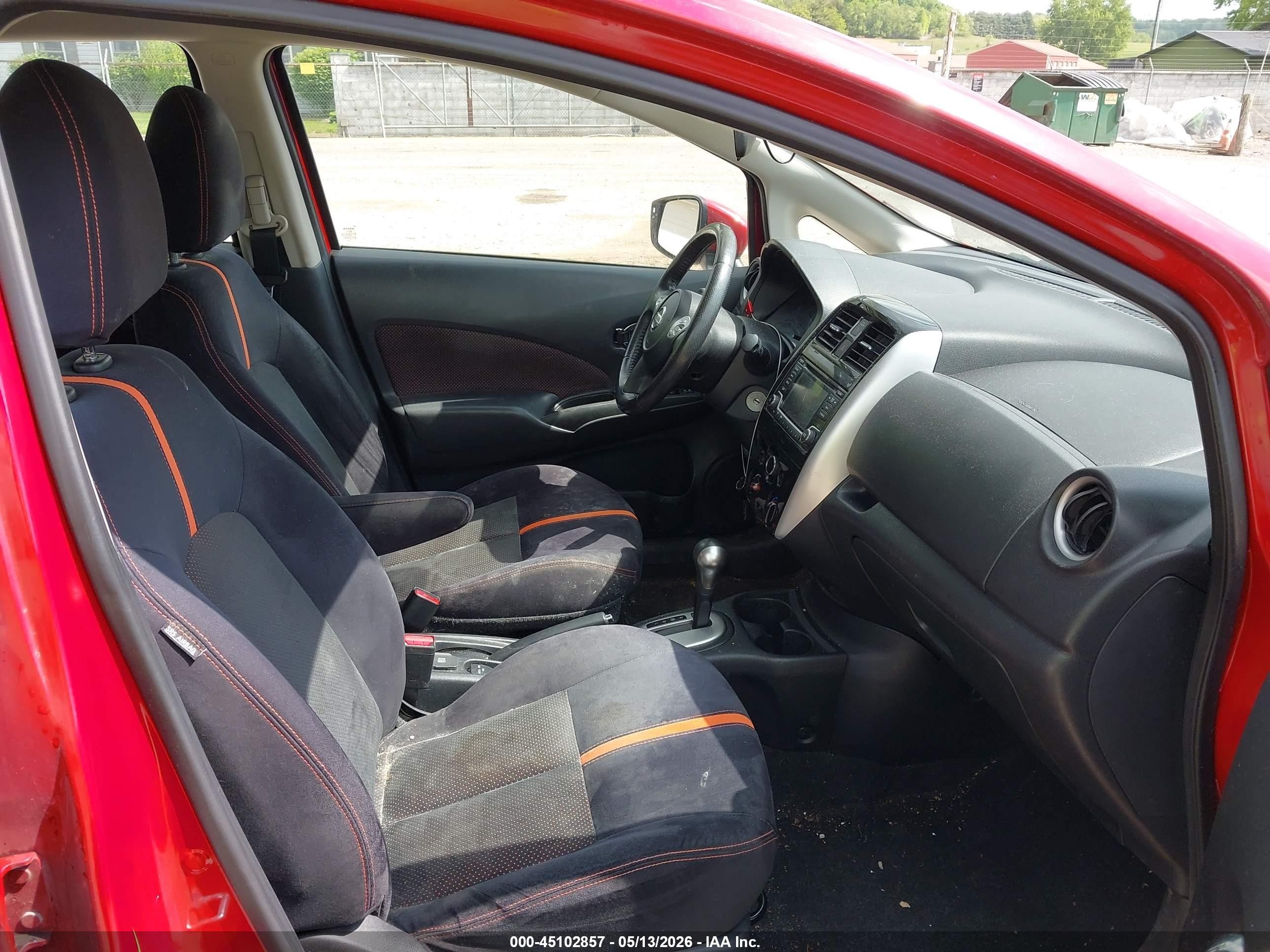 2015 Nissan Versa Note Sr Red vin: 3N1CE2CP1FL395839