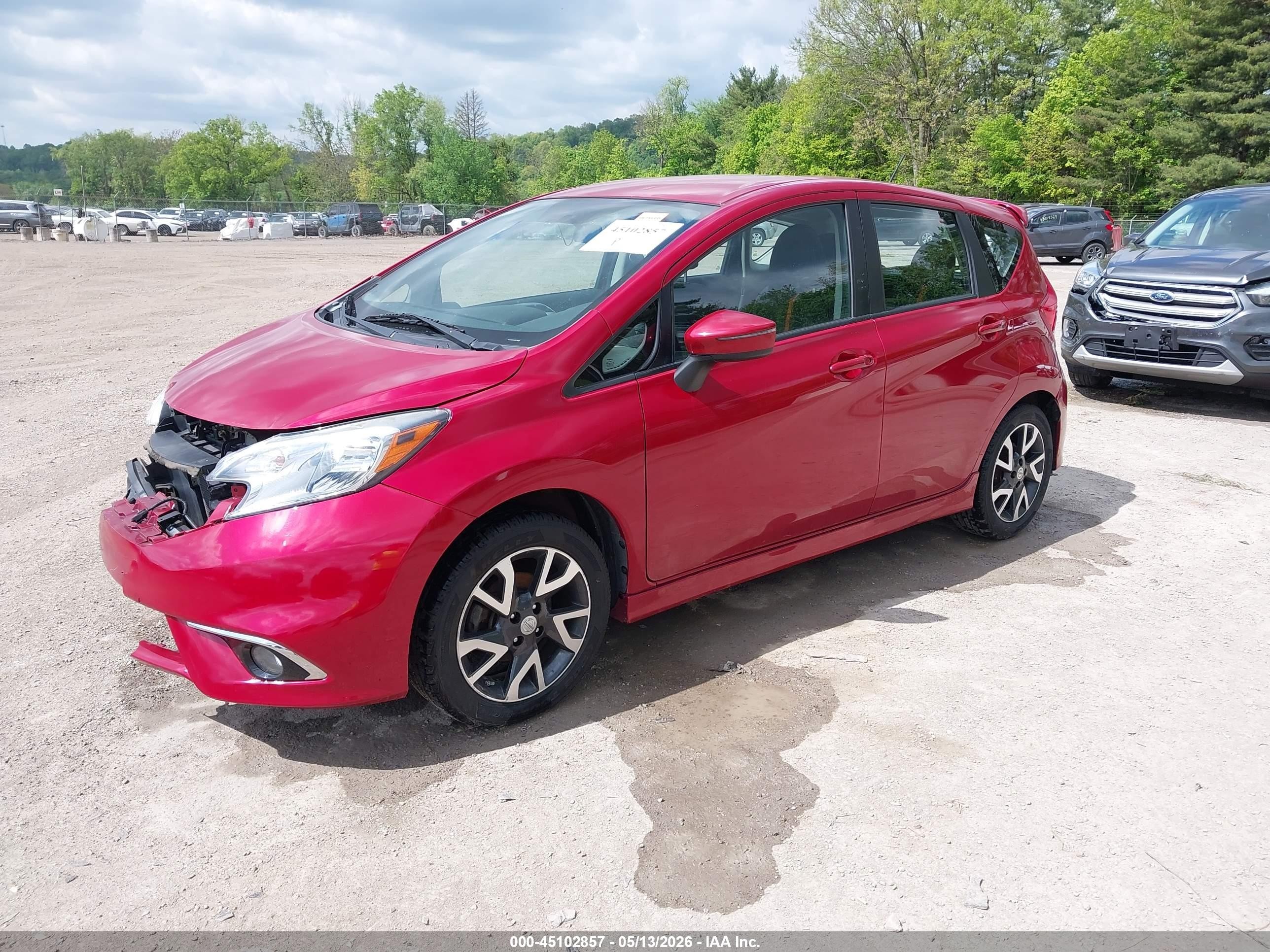 2015 Nissan Versa Note Sr Red vin: 3N1CE2CP1FL395839