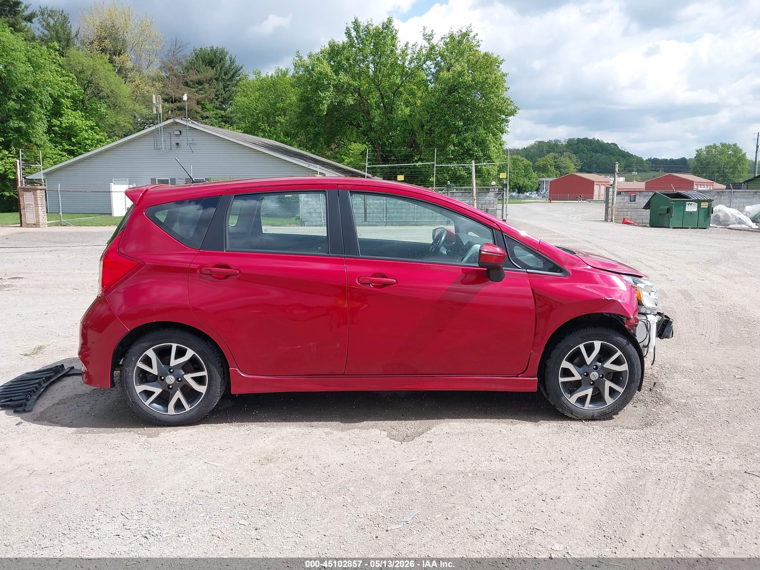 2015 Nissan Versa Note Sr Red vin: 3N1CE2CP1FL395839