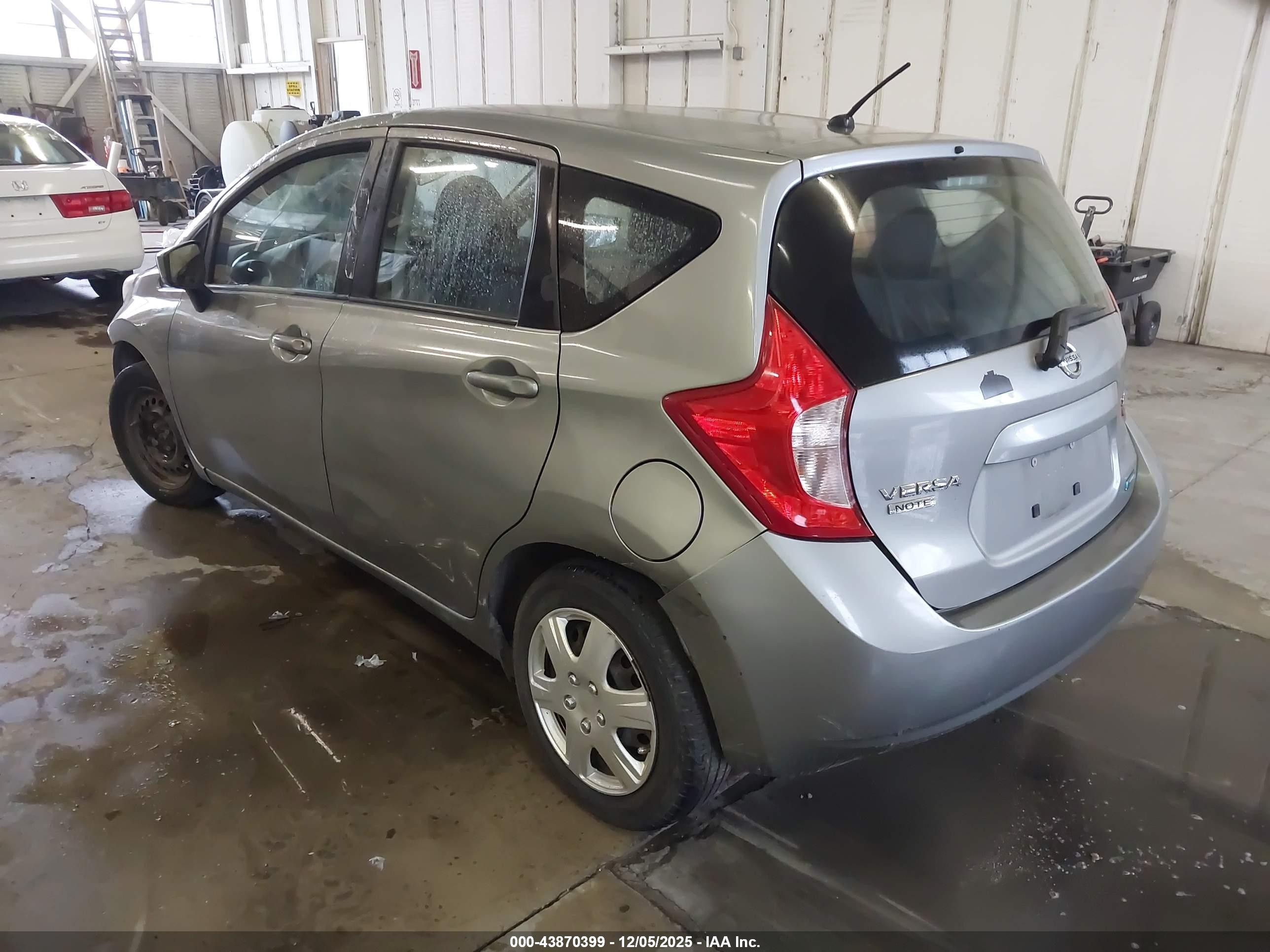 2015 Nissan Versa Note S (sr)/s Plus/sl/sr/sv Gray vin: 3N1CE2CP1FL400893