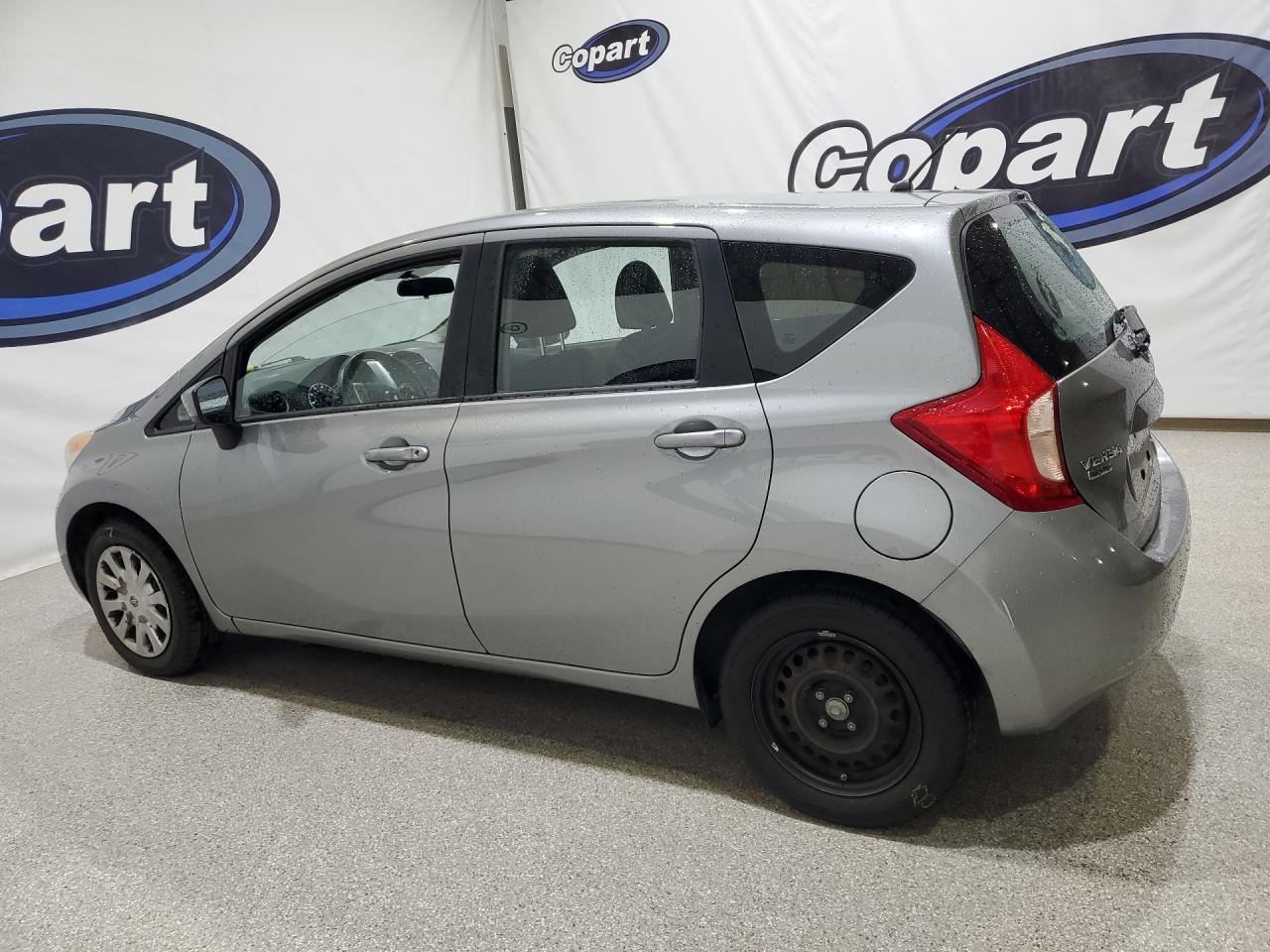 2015 Nissan Versa Note Sv Gray vin: 3N1CE2CP1FL420593 Damage: Left Rear Wheel Cover, Missing, Replacement Required
