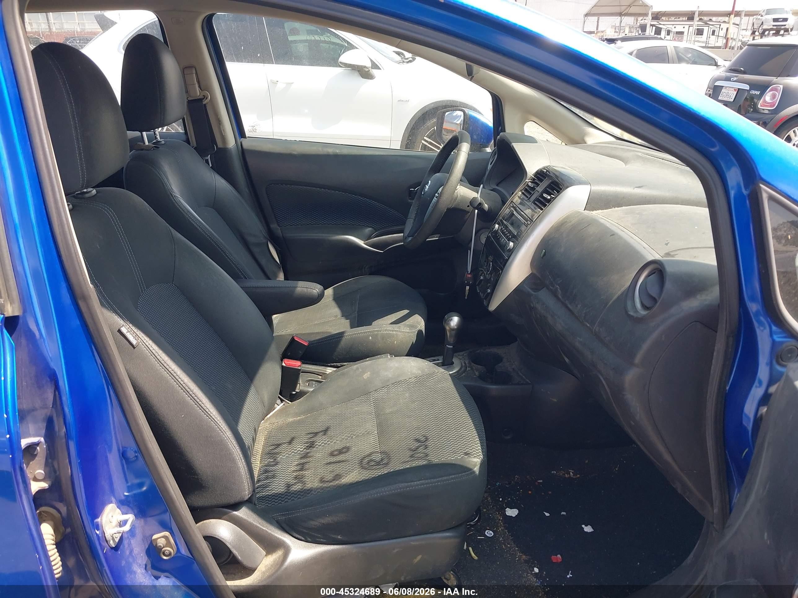 2015 Nissan Versa Note Sv Синий vin: 3N1CE2CP1FL445624