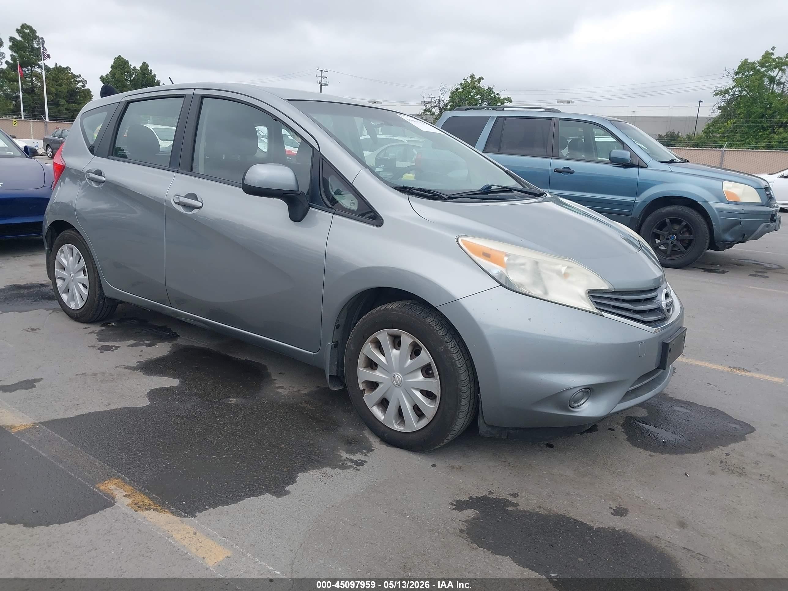 2014 Nissan Versa Note Sv Серый vin: 3N1CE2CP2EL358619