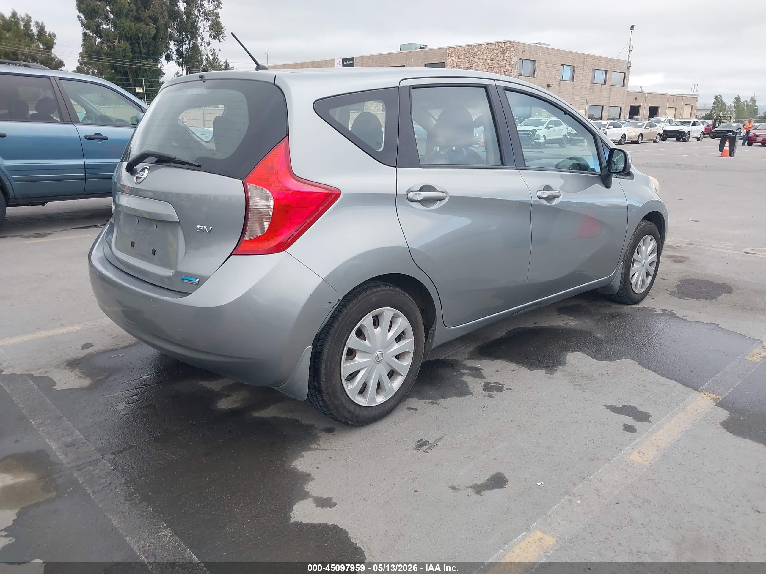 2014 Nissan Versa Note Sv Серый vin: 3N1CE2CP2EL358619