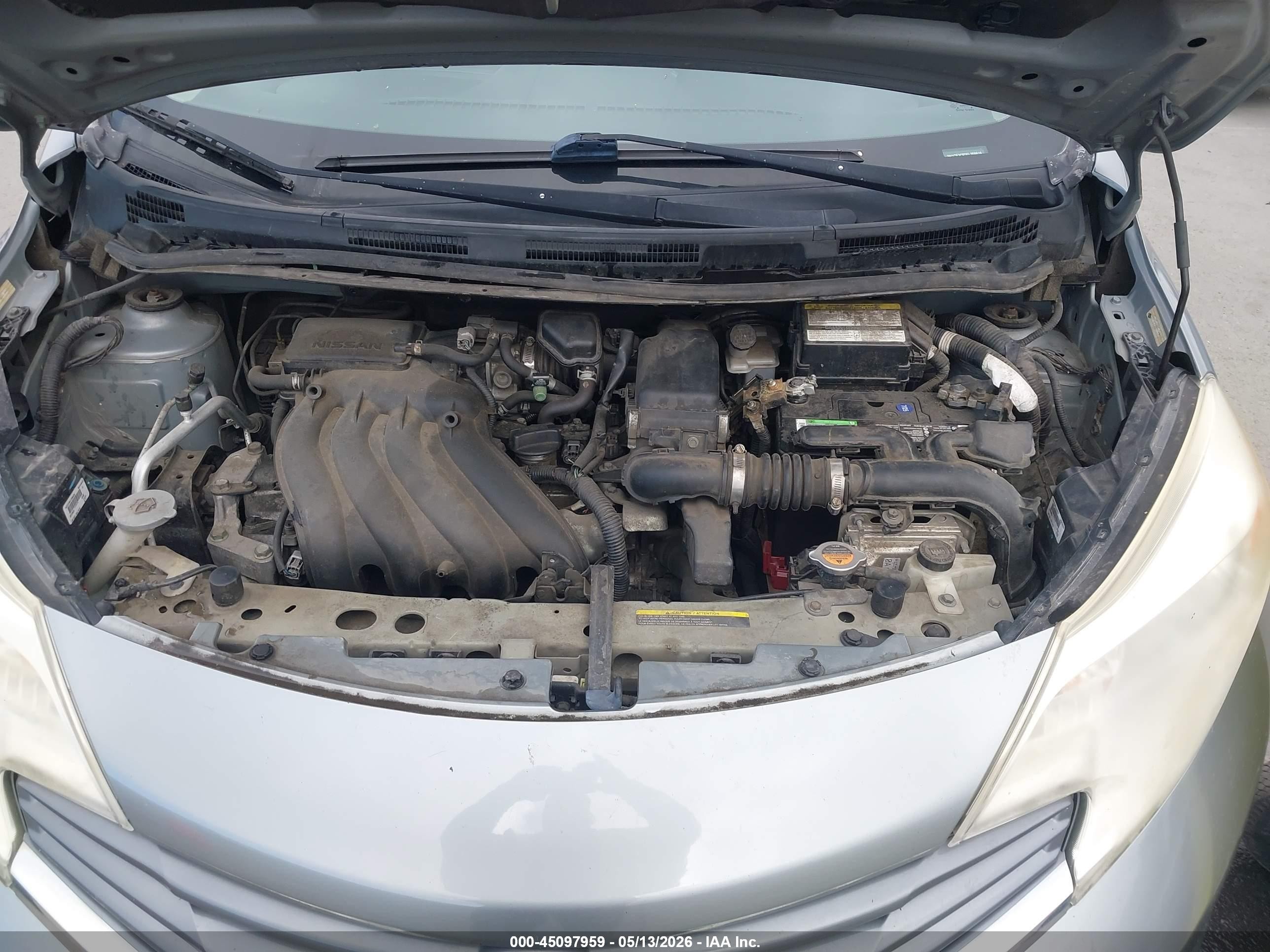 2014 Nissan Versa Note Sv Серый vin: 3N1CE2CP2EL358619
