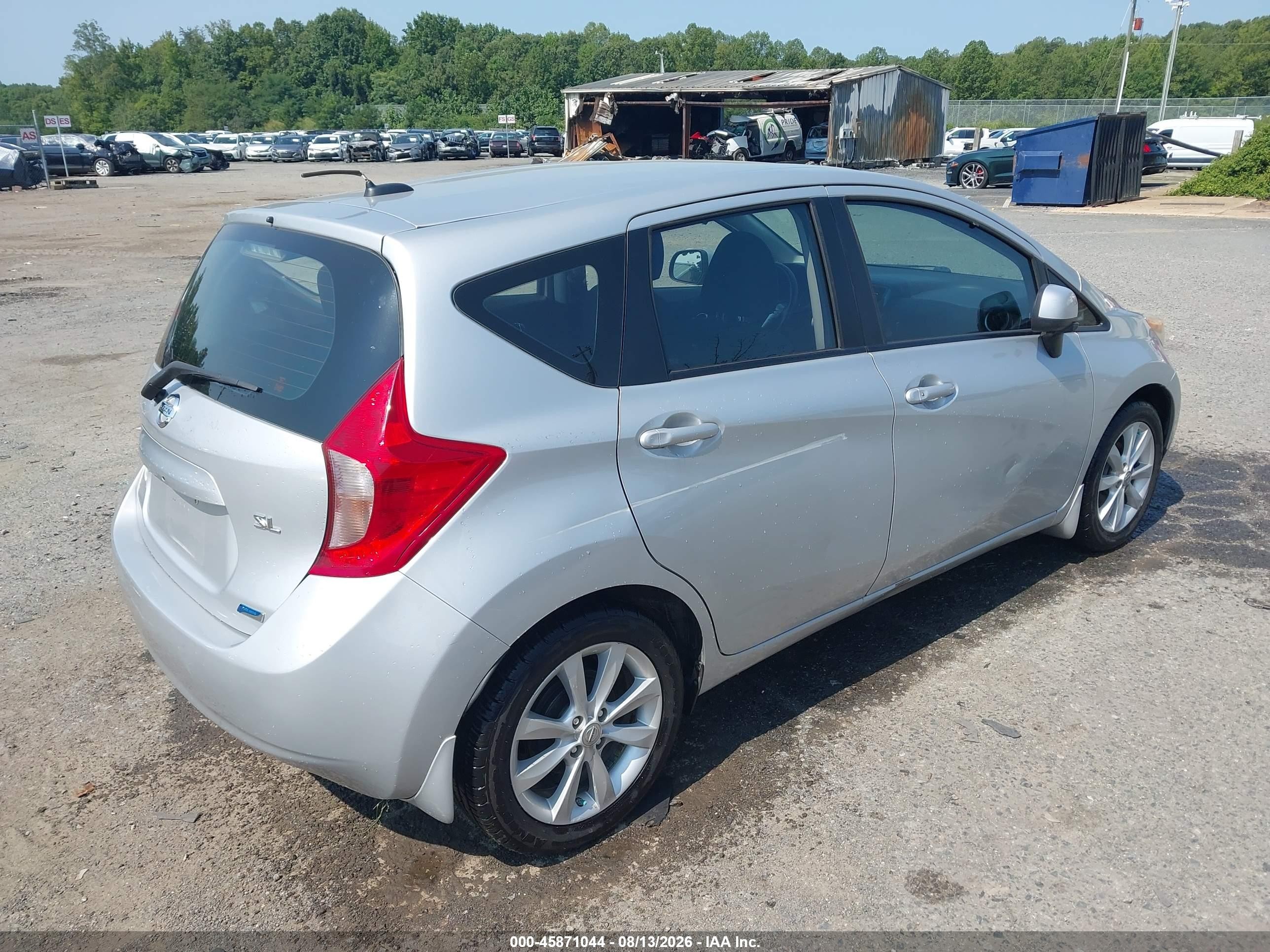 2014 Nissan Versa Note Sv Silver vin: 3N1CE2CP2EL366039