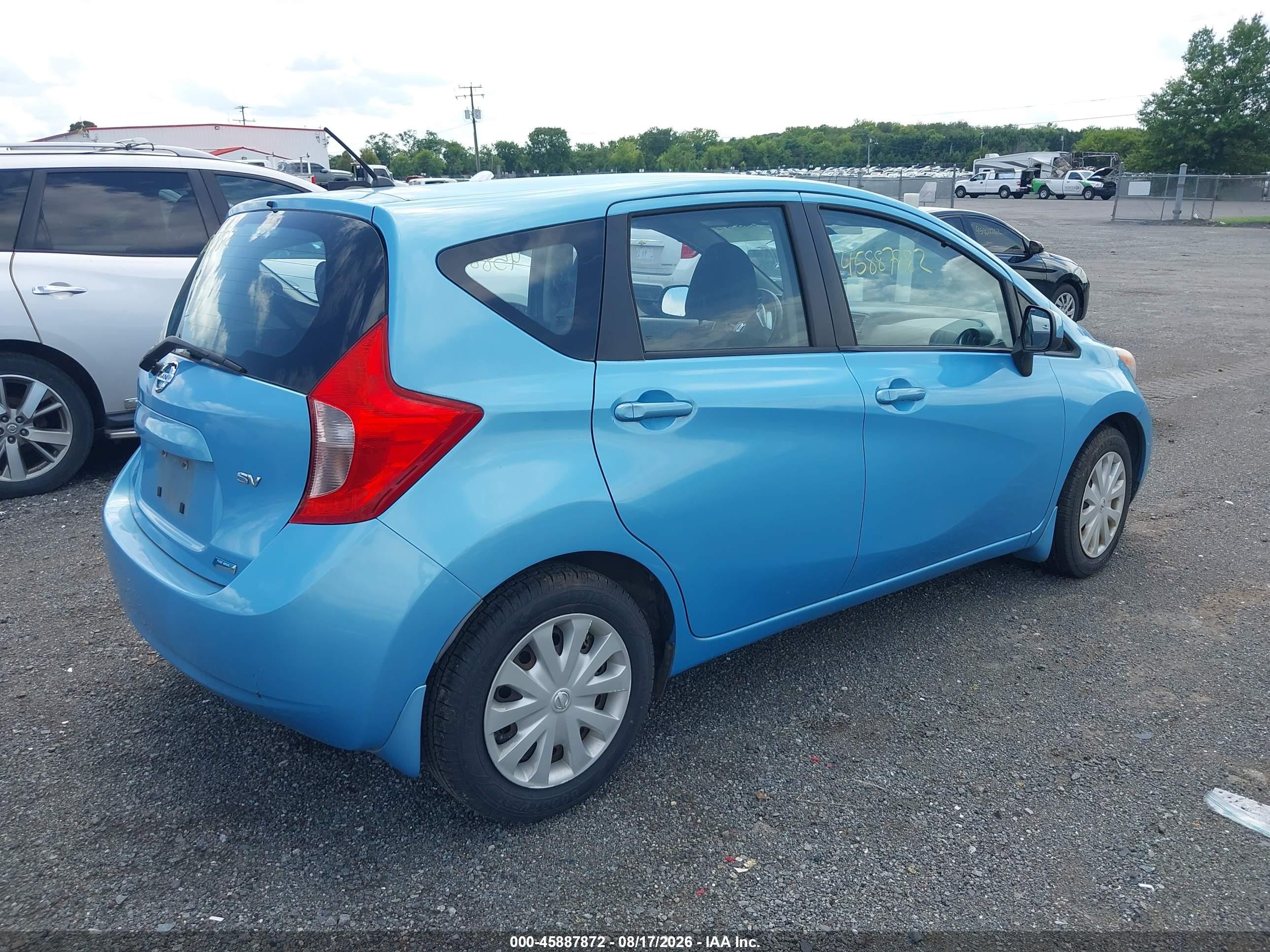 2014 Nissan Versa Note Sv Blue vin: 3N1CE2CP2EL367501