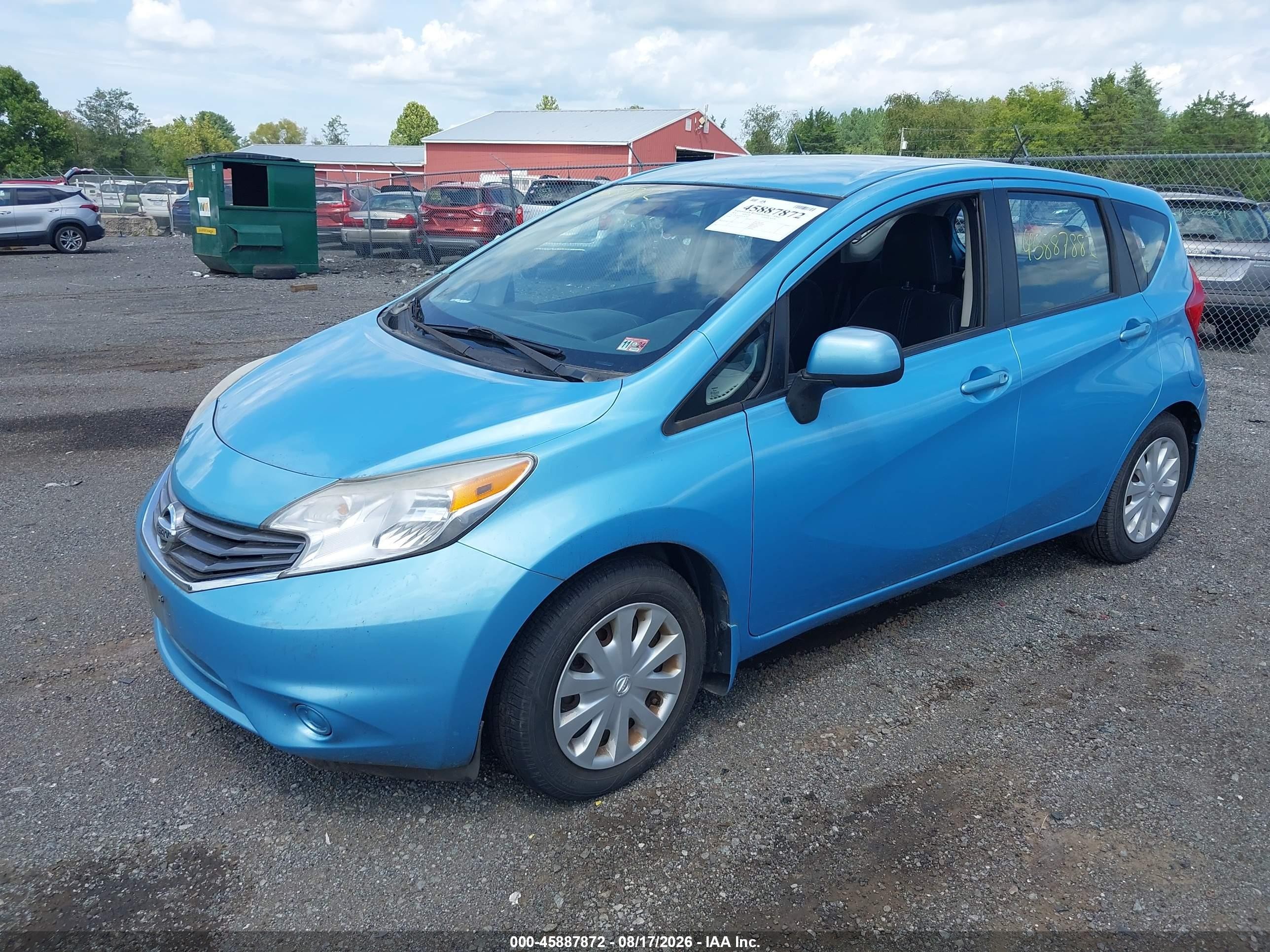 2014 Nissan Versa Note Sv Blue vin: 3N1CE2CP2EL367501